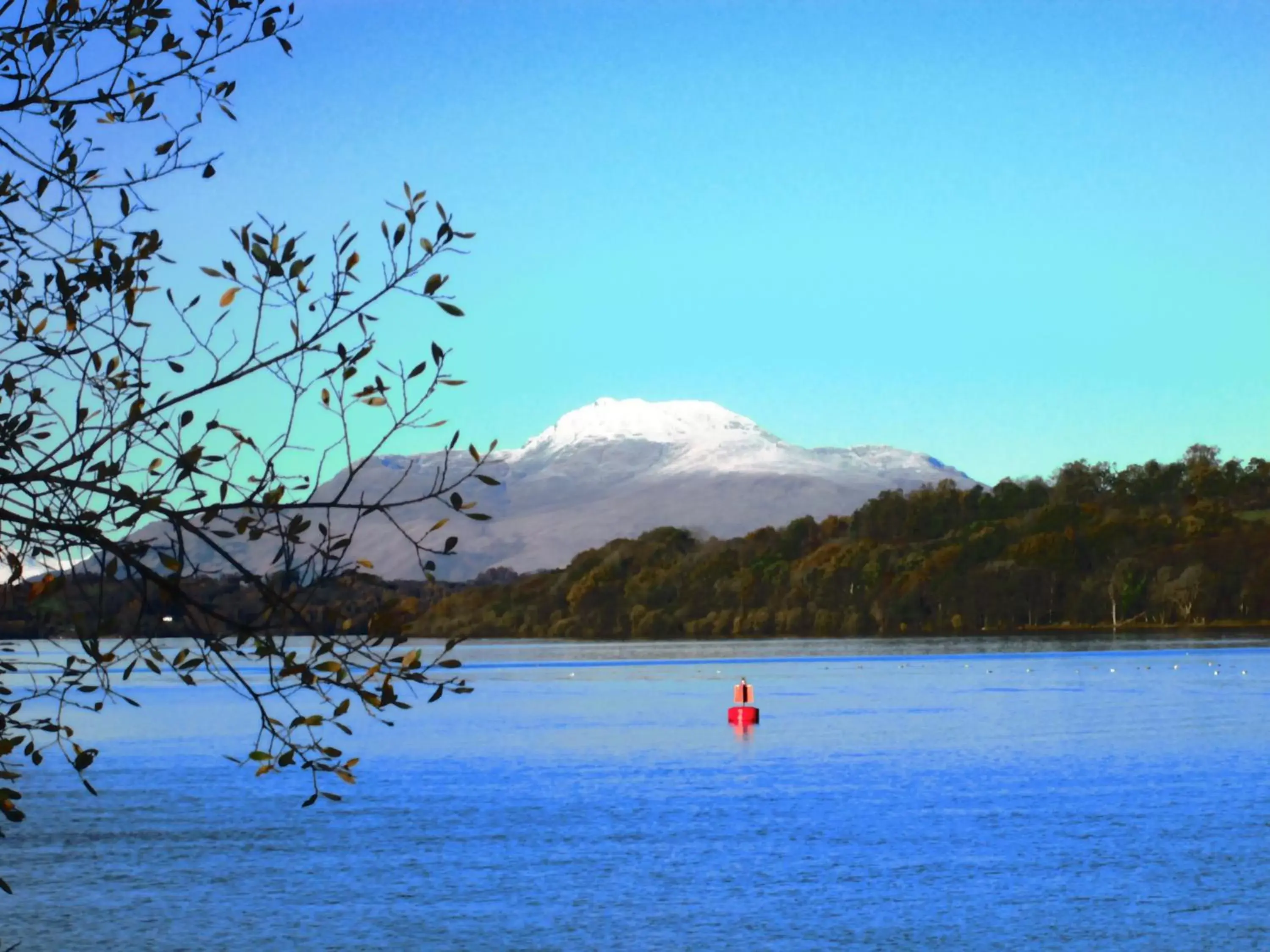 Day in Glenfern Guest House, also self catering cottage with PRIVATE hot tub