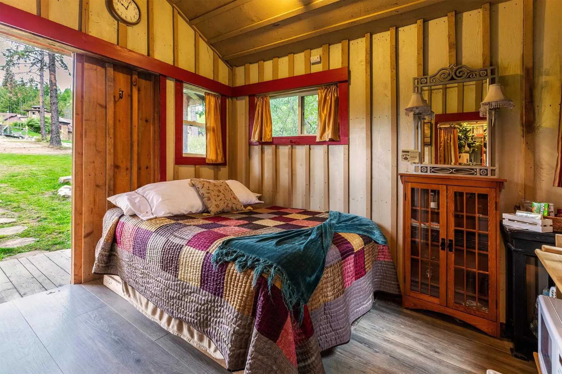 Bed in Talus Rock Retreat