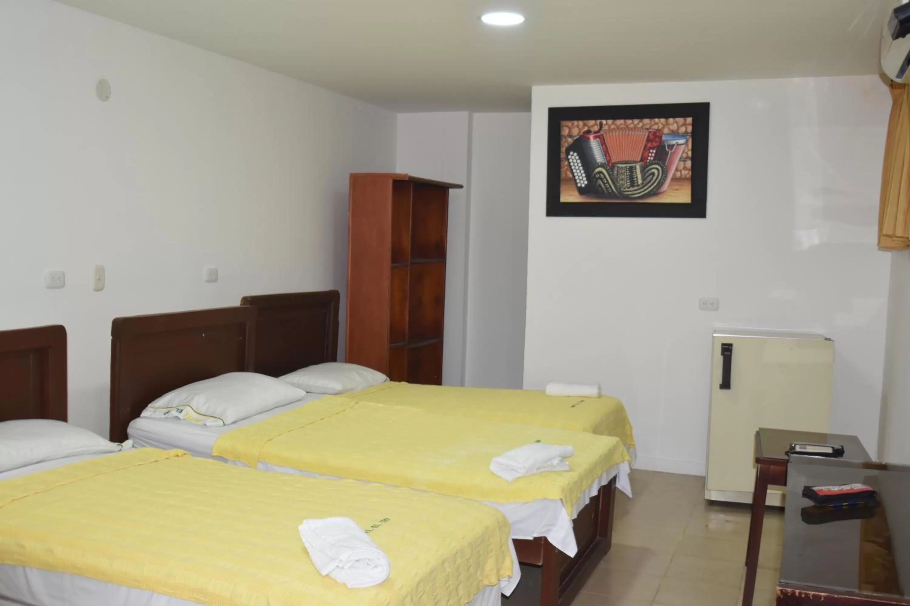 Decorative detail, Bed in Hotel Nuevo Tio