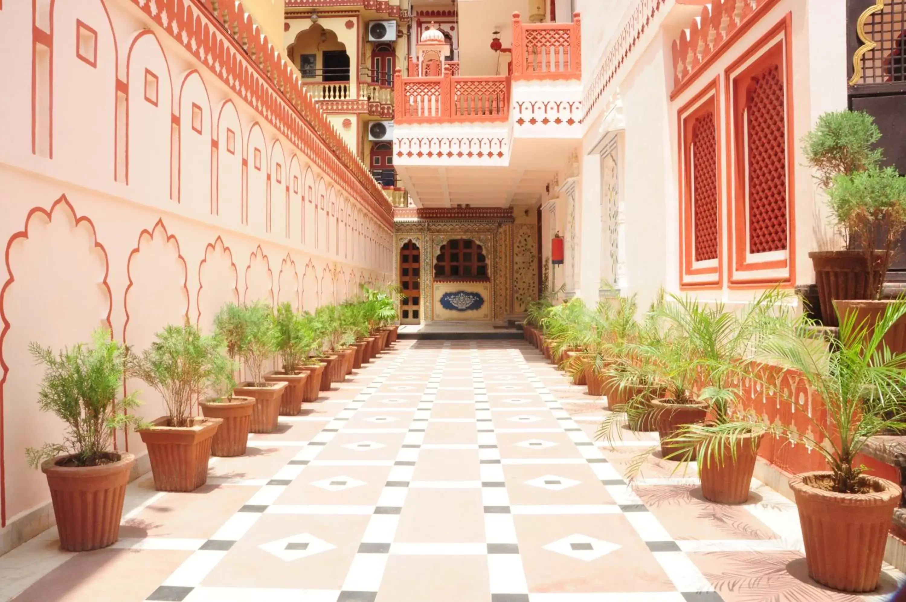 Facade/entrance in Sajjan Niwas Facade/entrance in Sajjan Niwas