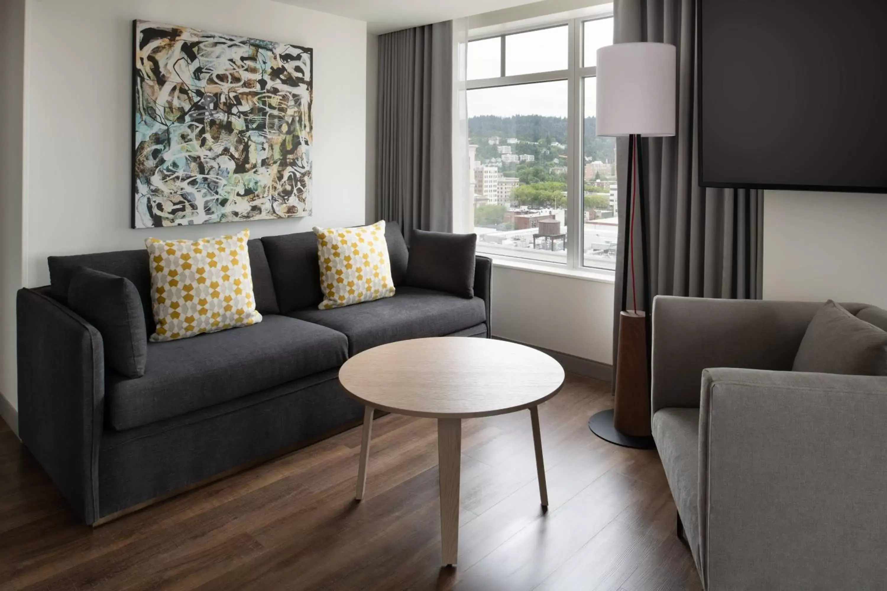 Photo of the whole room, Seating Area in The Bidwell Marriott Portland