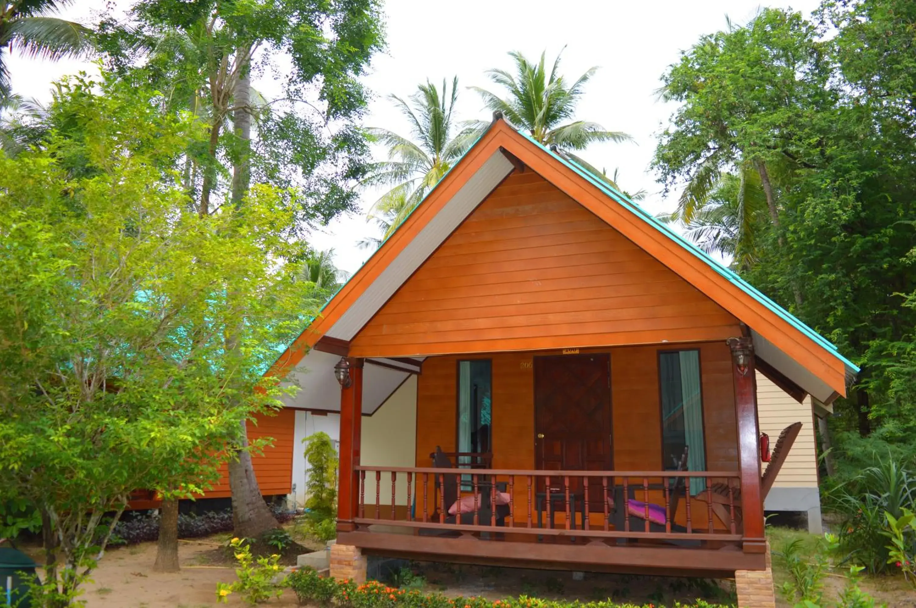 Property building, Patio/Outdoor Area in Sayang Beach Resort Koh Lanta