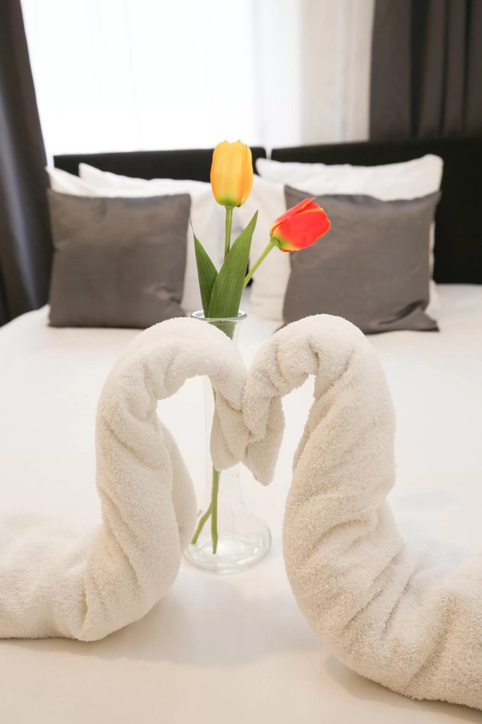 Bed in Hotel Flipper Amsterdam