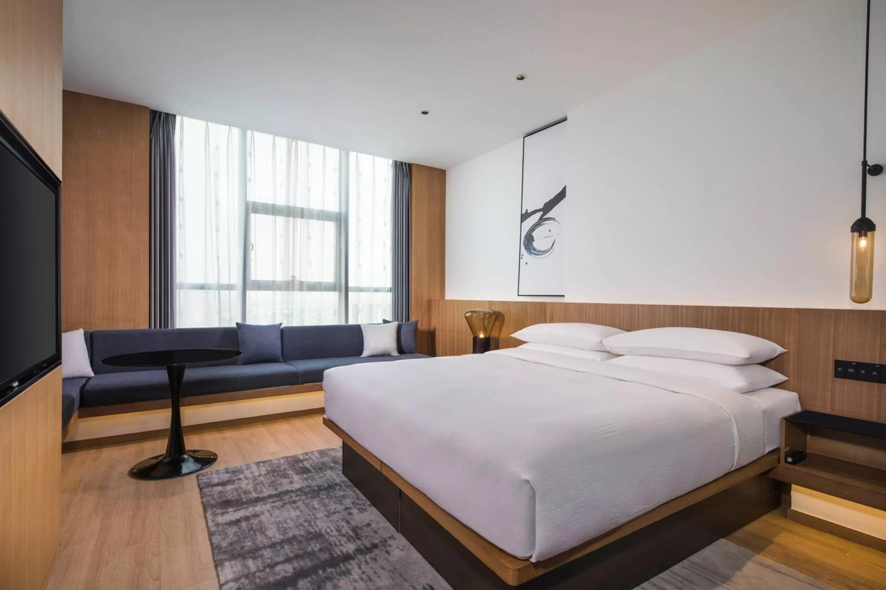 Photo of the whole room, Bed in Fairfield by Marriott Xi'an North Station