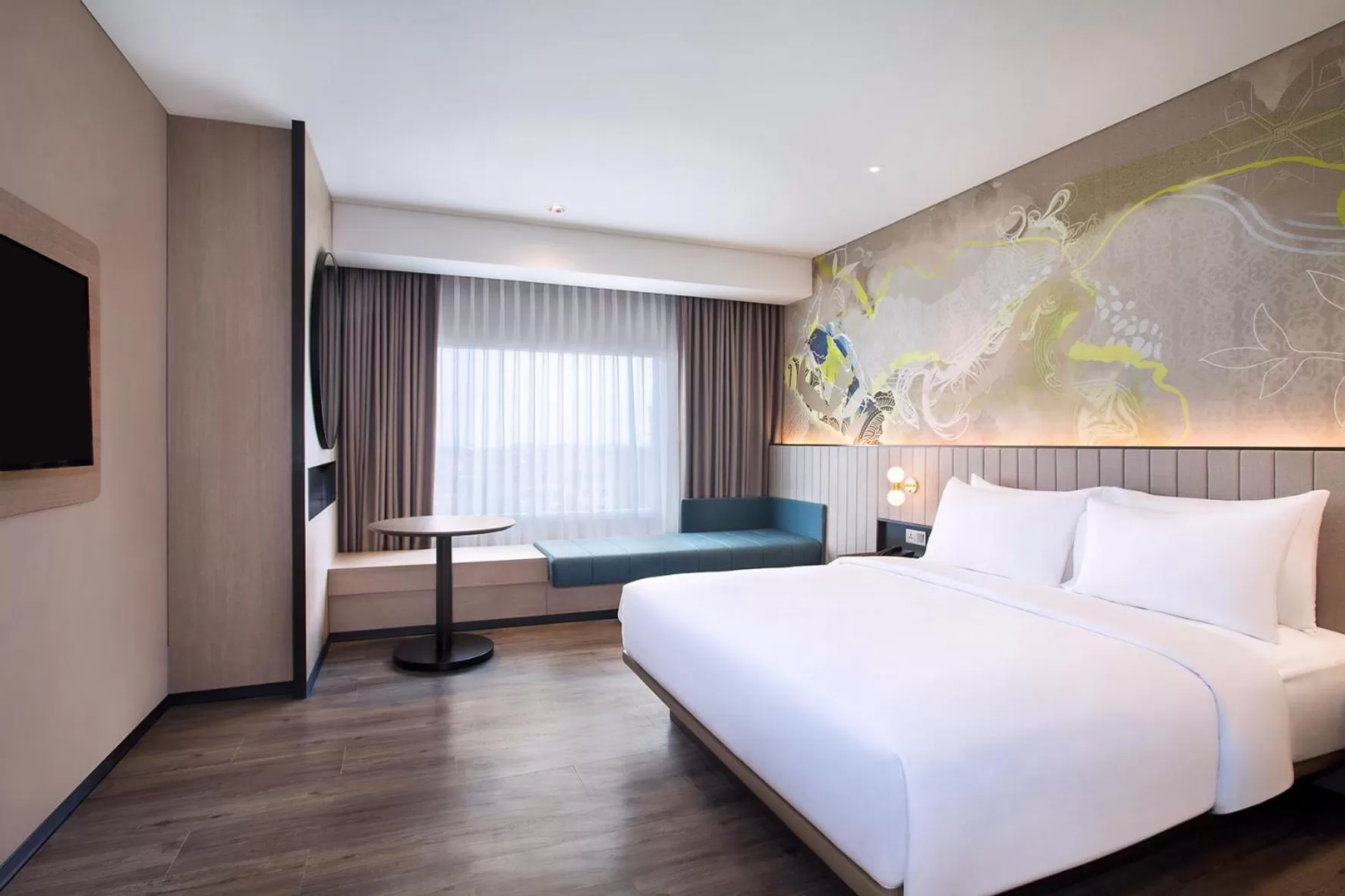 Photo of the whole room, Bed in Mercure Bengkulu