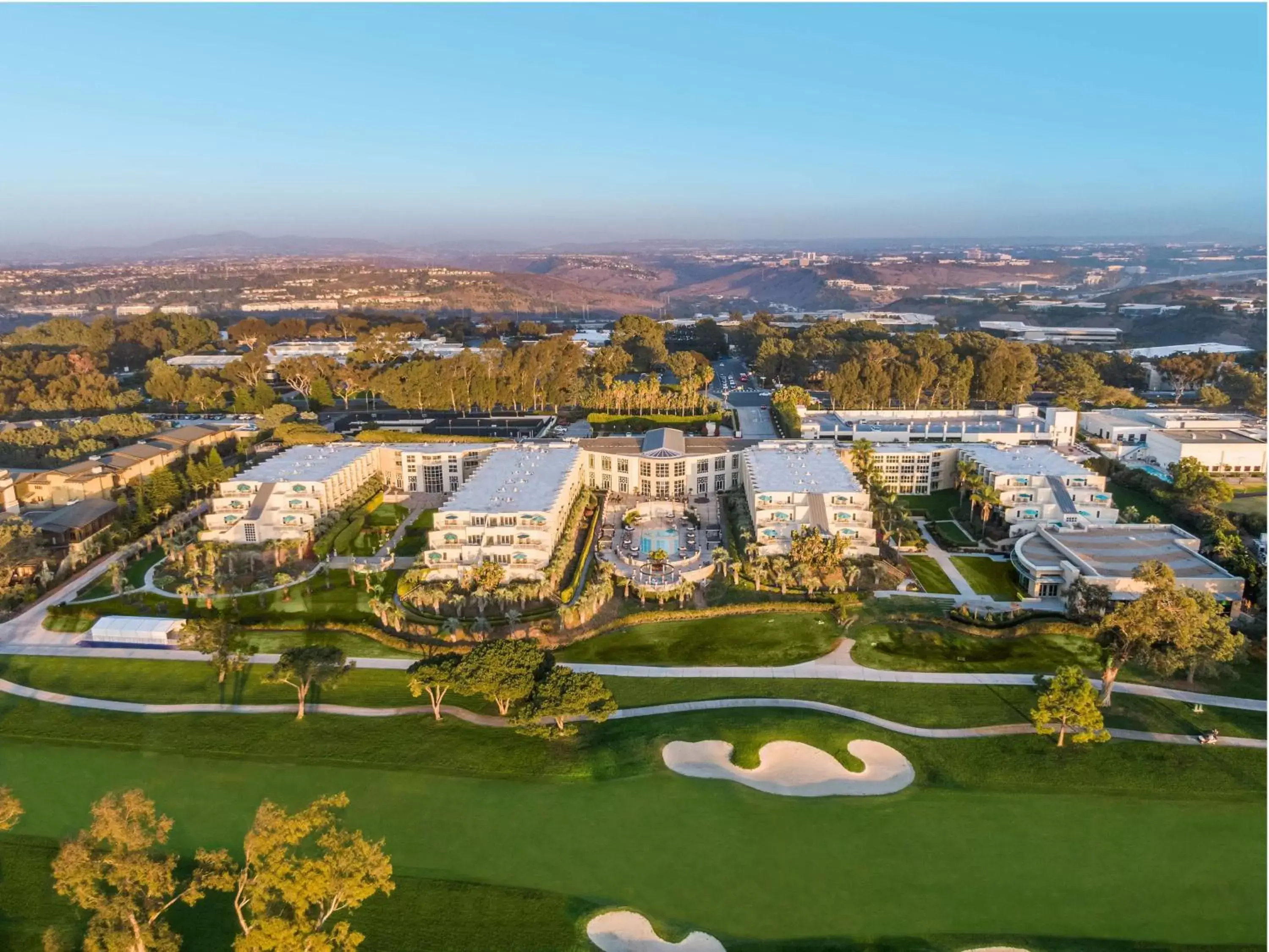 Golfcourse, Bird's-eye View in Hilton La Jolla Torrey Pines