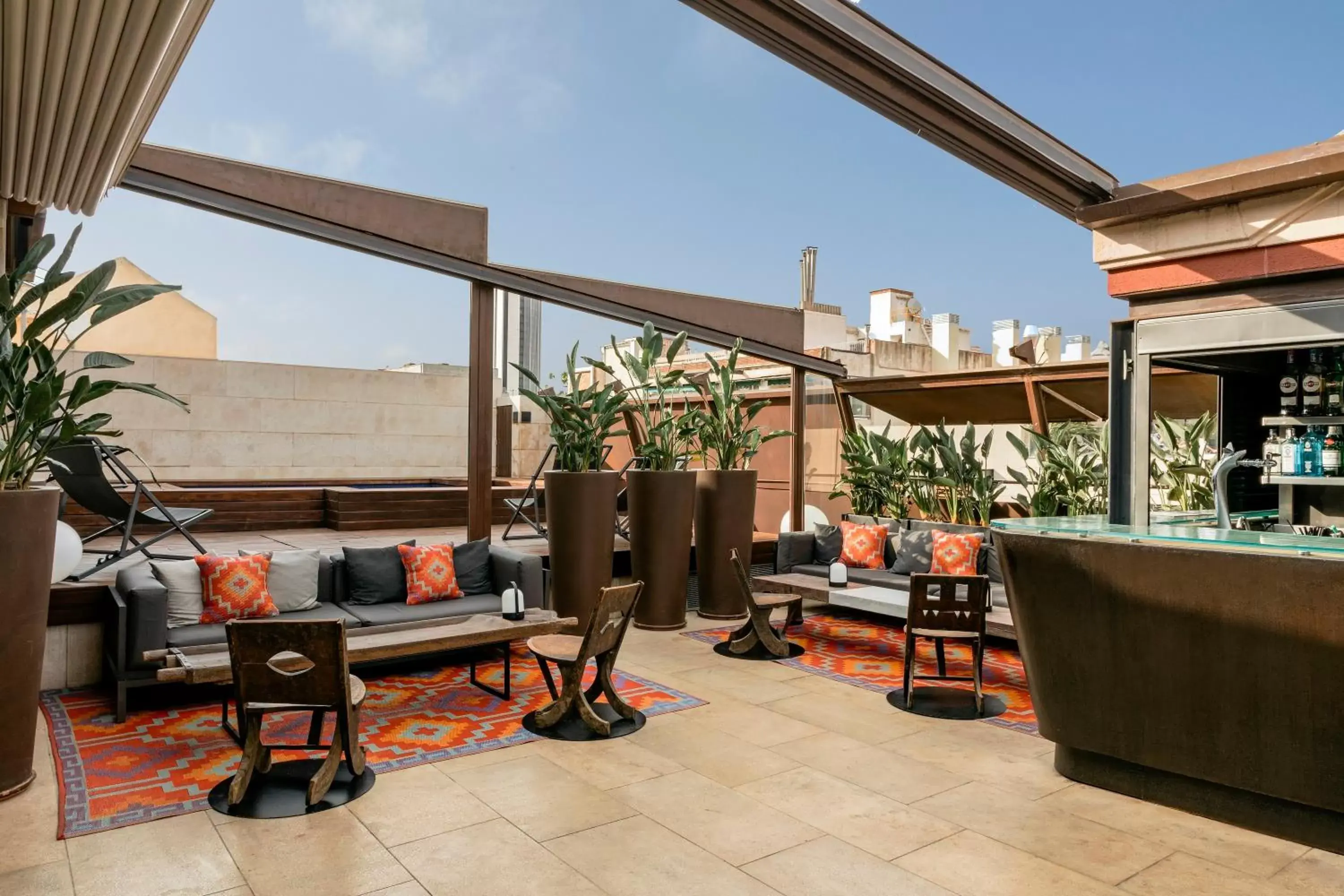 Balcony/Terrace in Hotel Granados 83, a Member of Design Hotels