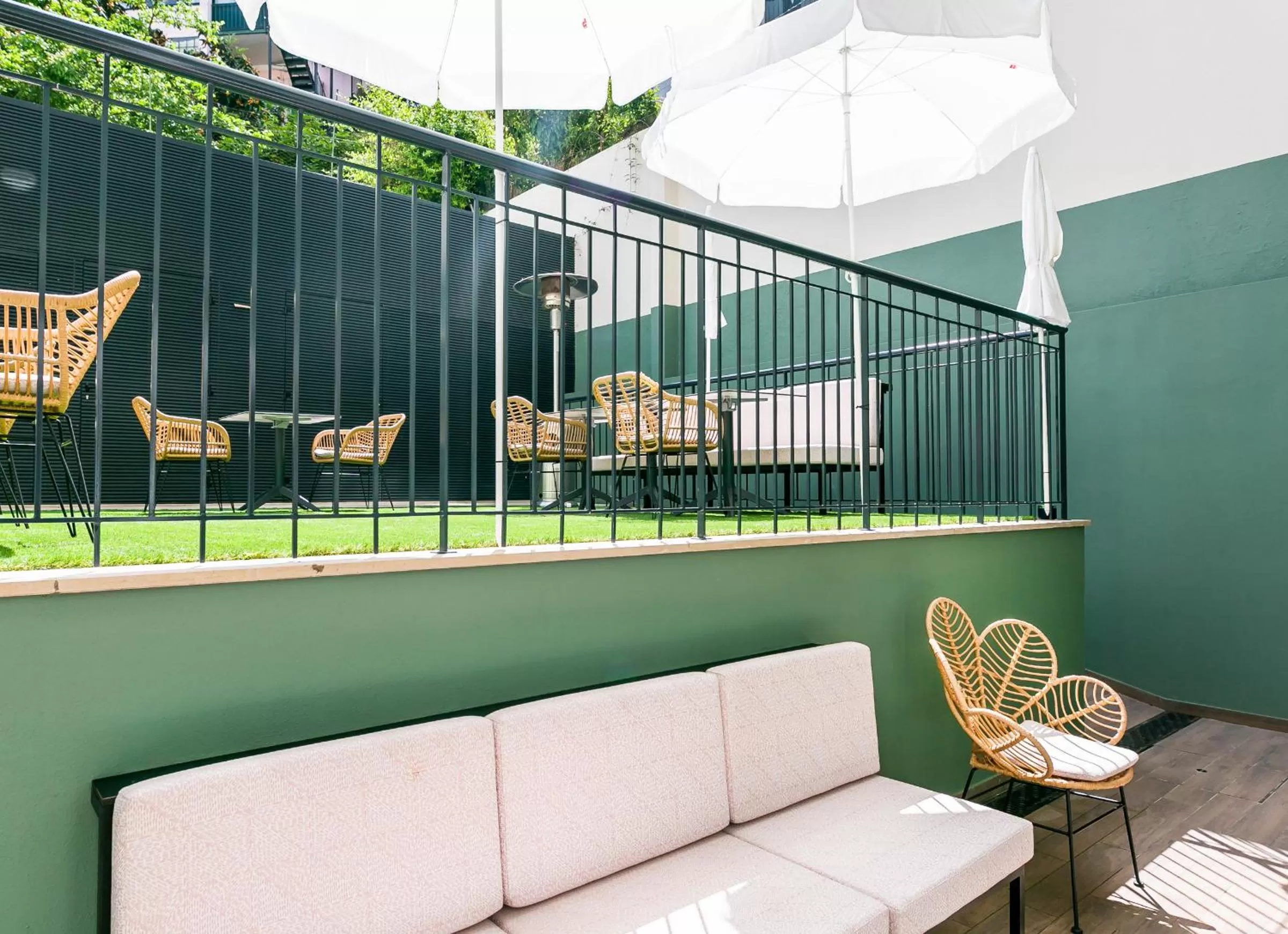 Patio in LX SoHo Boutique Hotel by RIDAN Hotels