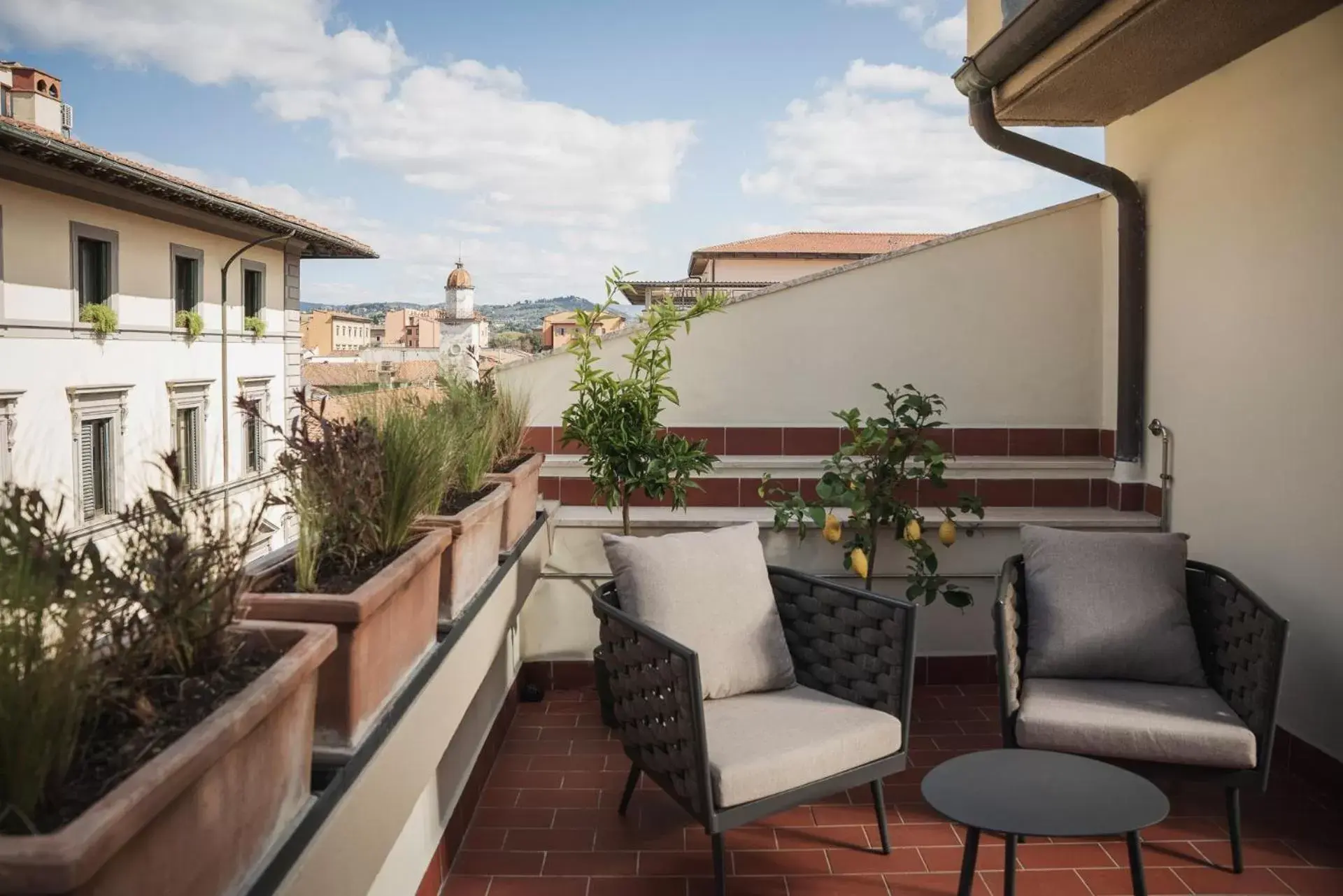 Balcony/Terrace in iQ Hotel Firenze