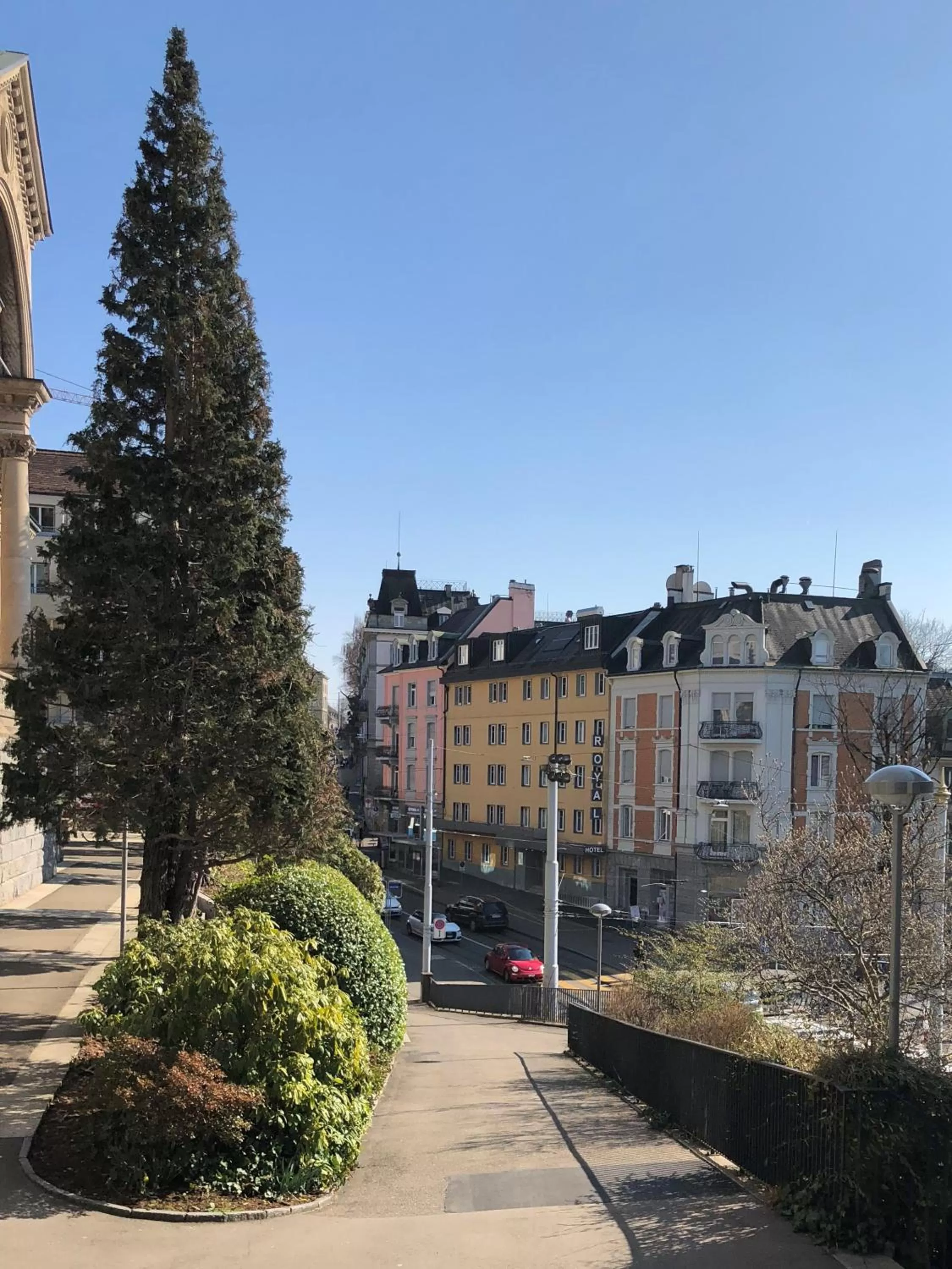 Facade/entrance in Royal Hotel Zurich