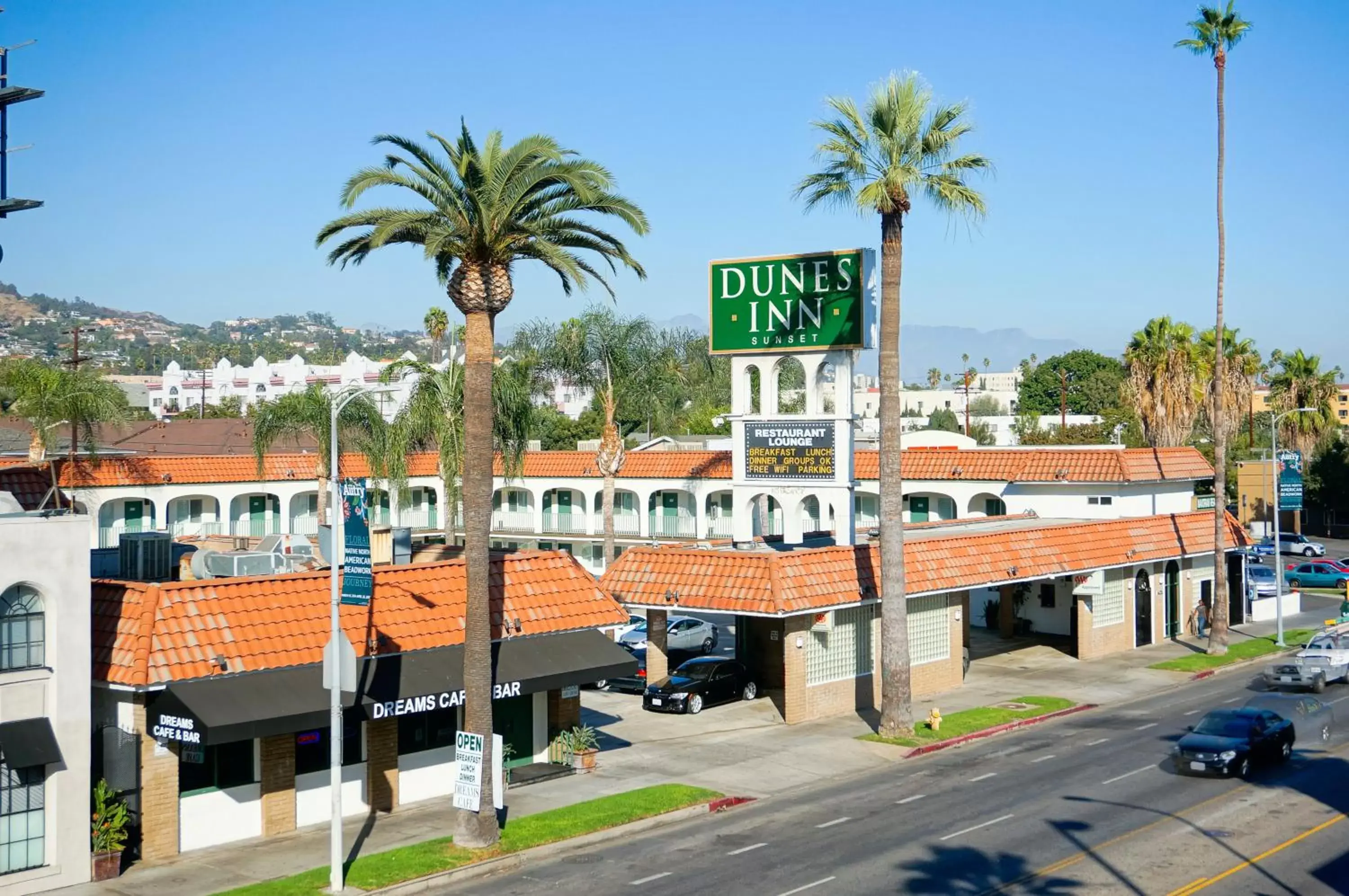 Facade/entrance in Dunes Inn - Sunset Facade/entrance in Dunes Inn - Sunset