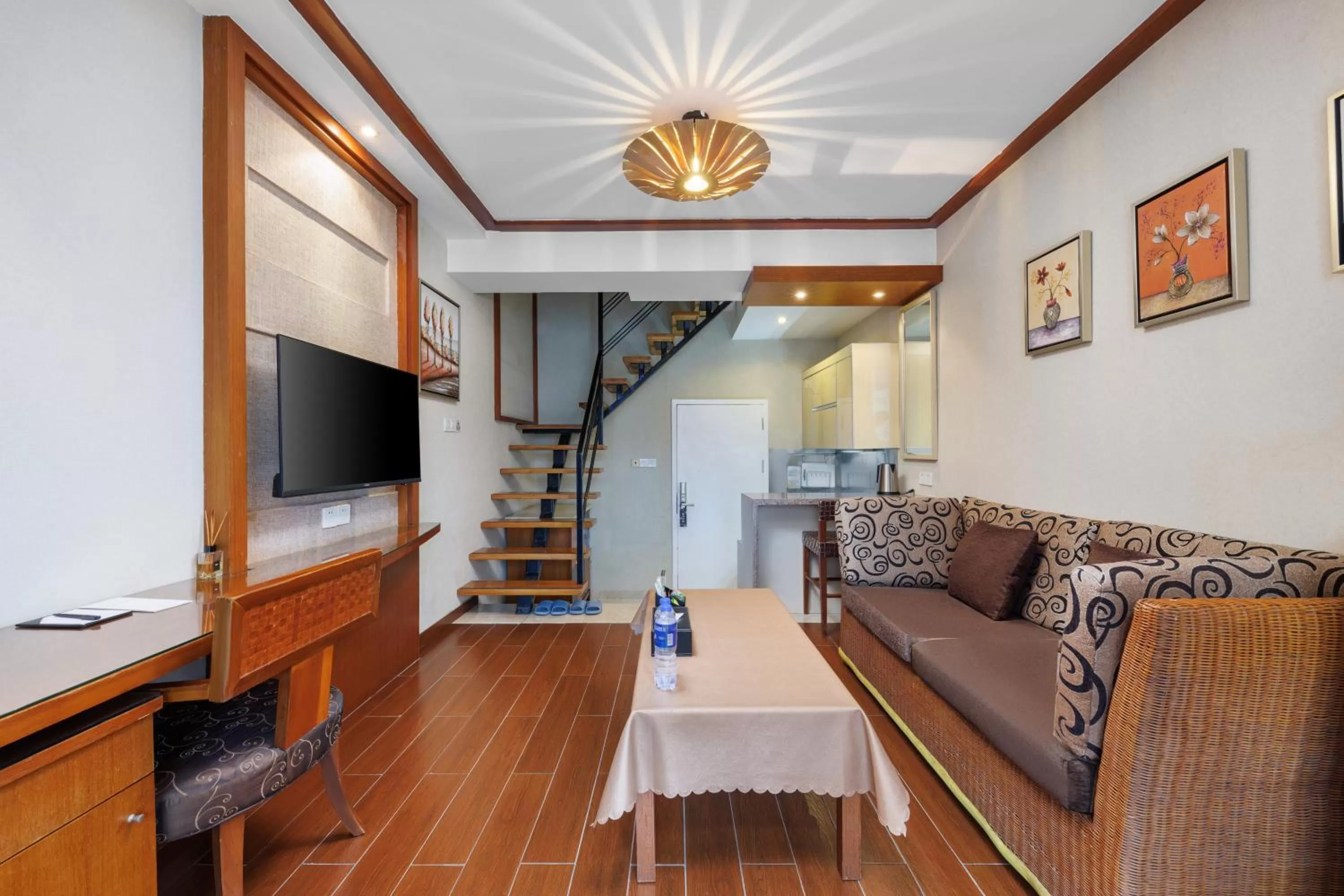 Living room in Sunflower Hotel &Residence, Futian Port Branch