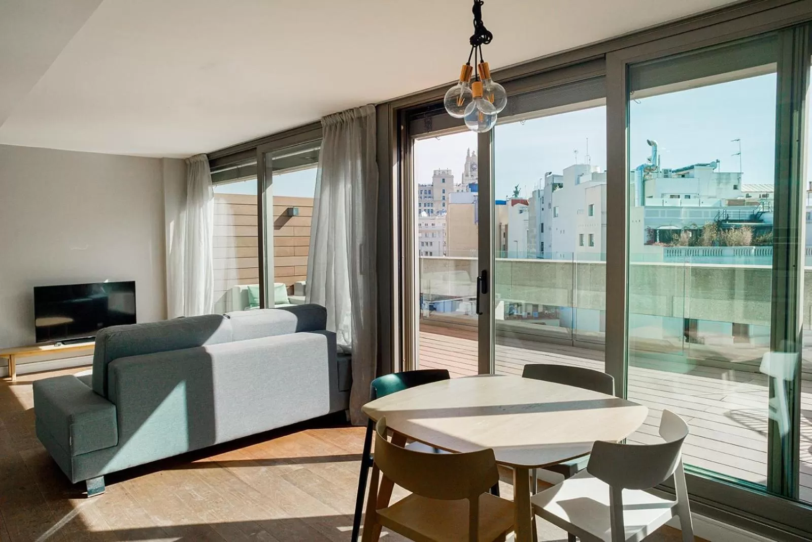 Living room in Gran View Apartments