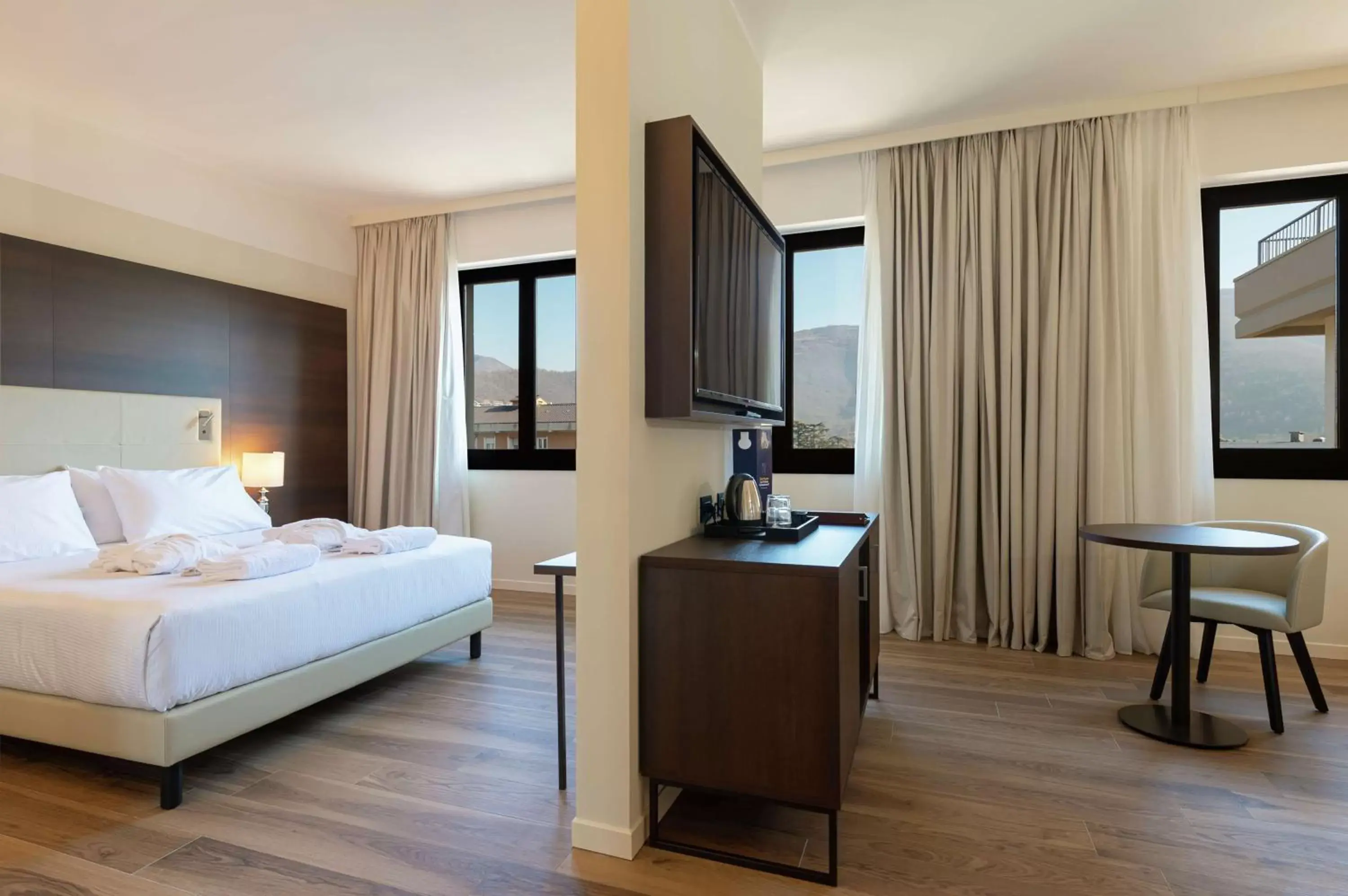 Bed in DoubleTree by Hilton Brescia