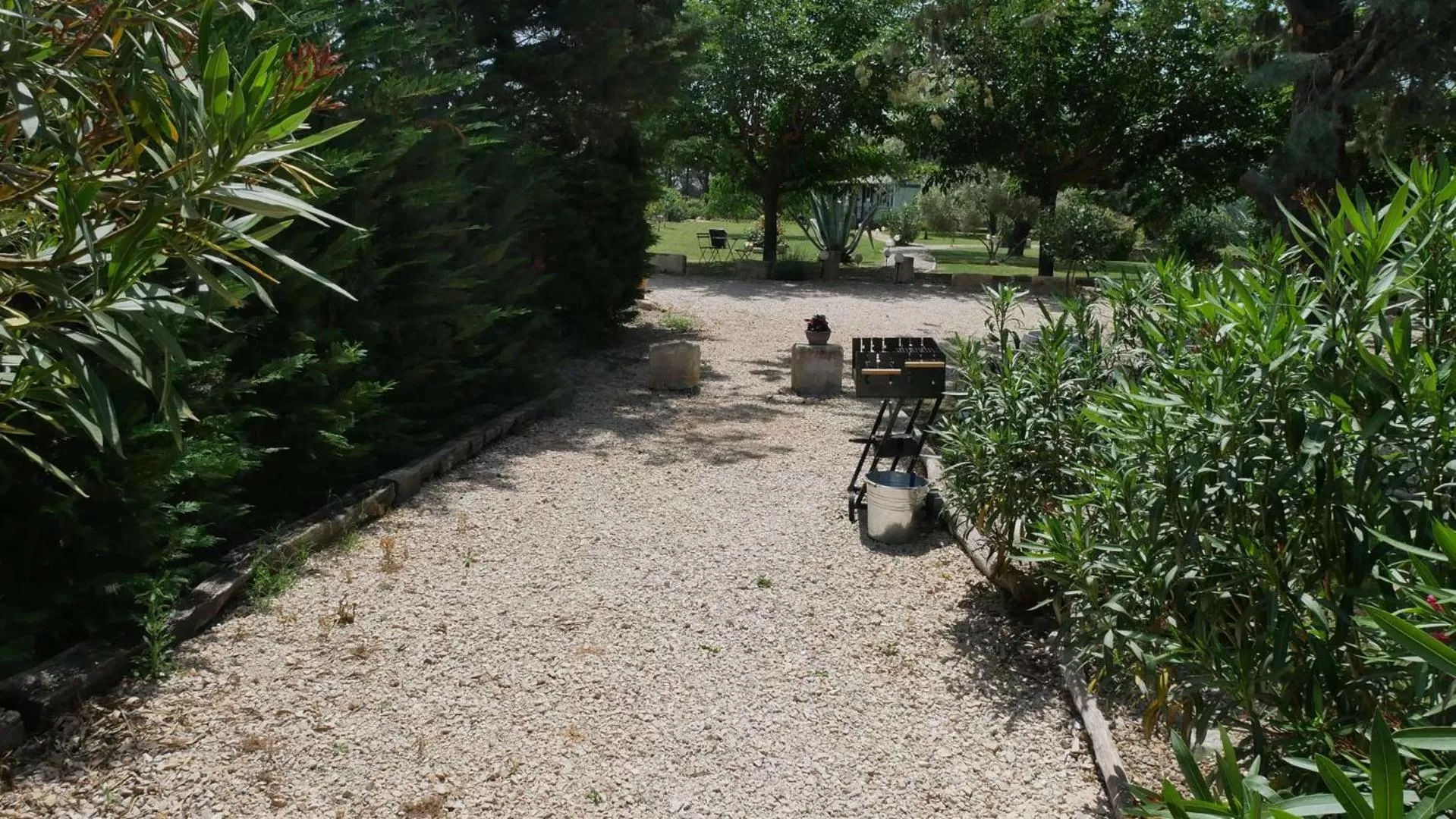 Garden view in MAS MAURANE-Chambre d'hôte avec SPA privé aux portes d'ARLES
