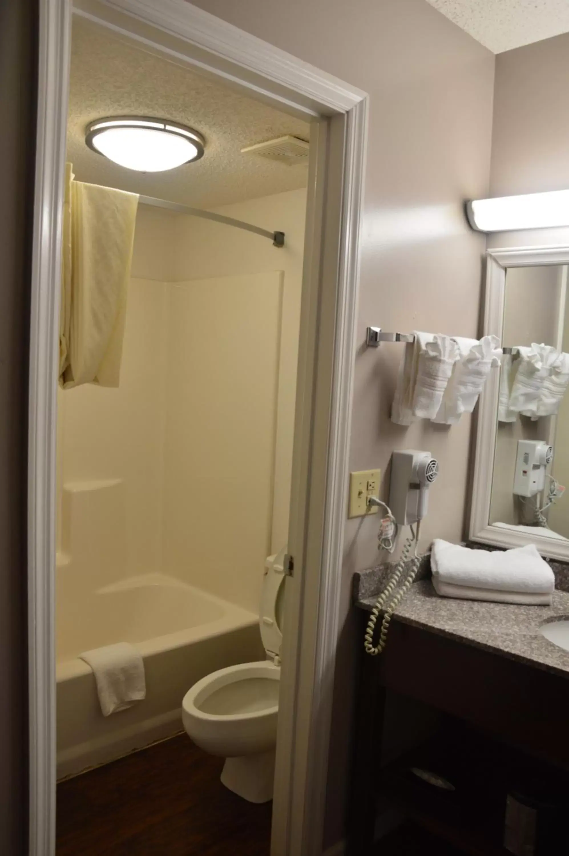 Shower, Bathroom in Super 8 by Wyndham Madison