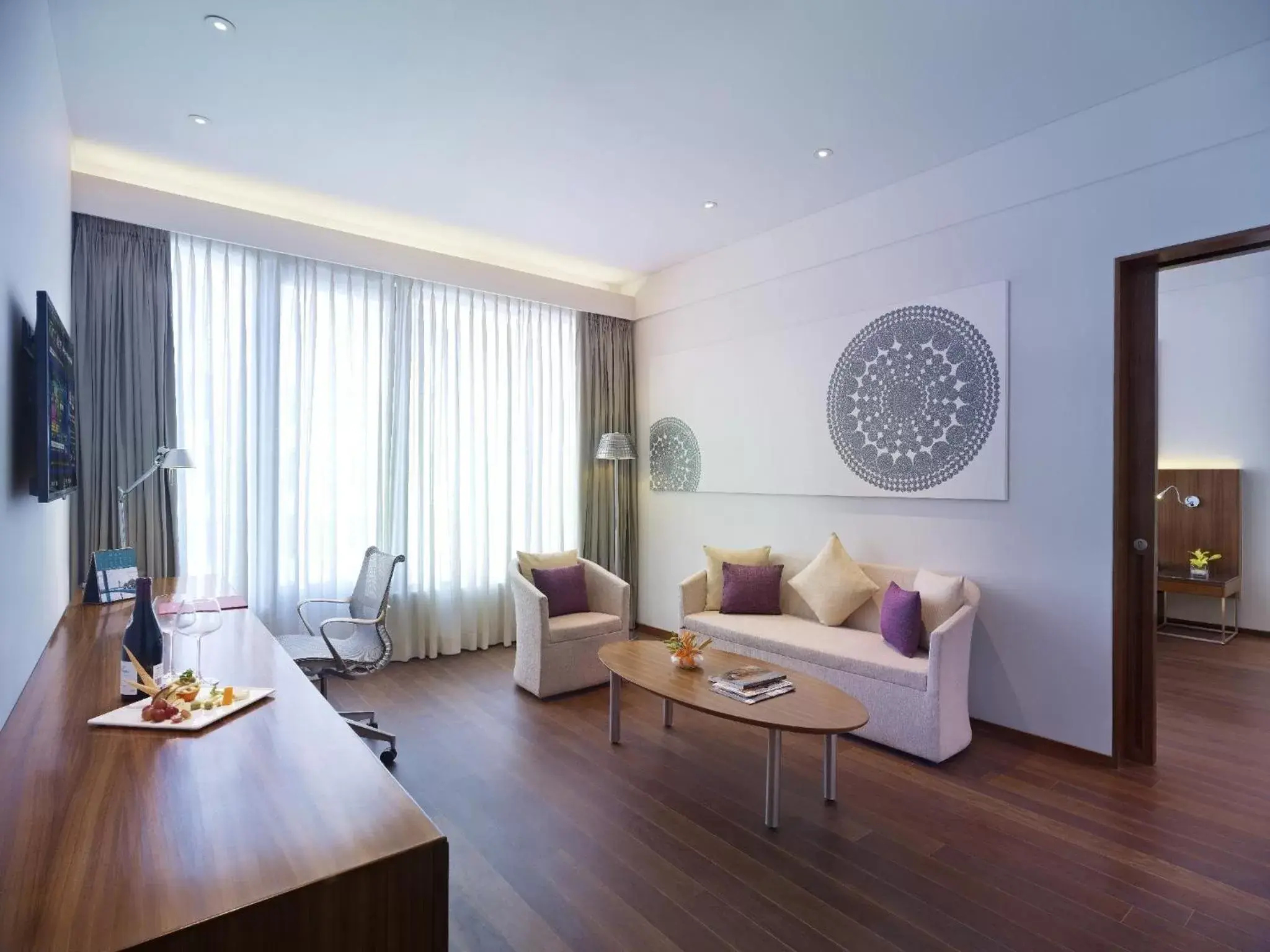 Living room in Vivanta Chennai IT Expressway OMR Living room in Vivanta Chennai IT Expressway OMR