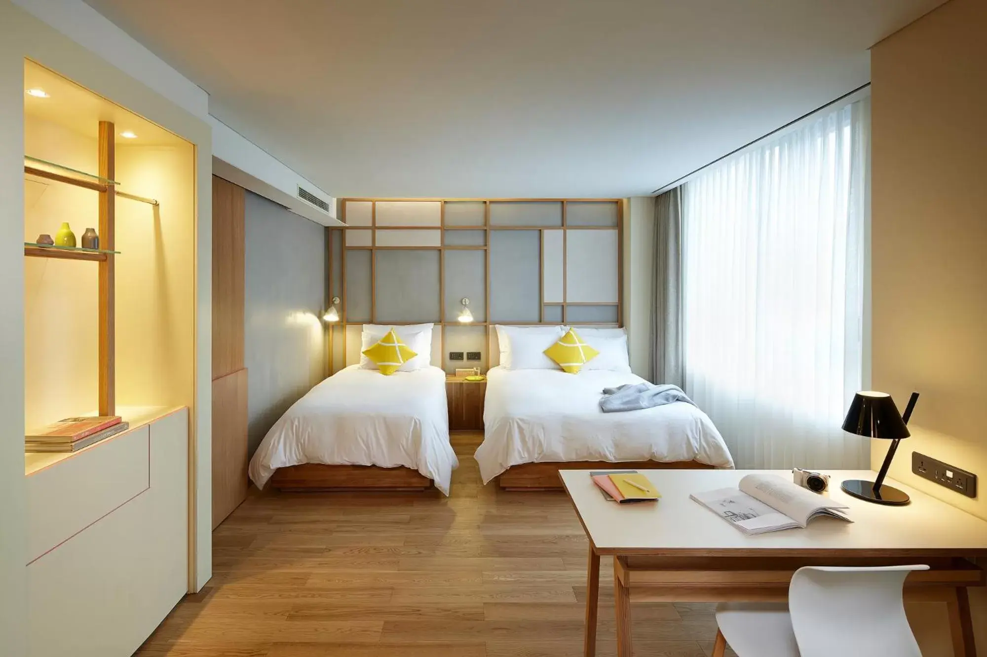 Bedroom, Bed in L7 Myeongdong