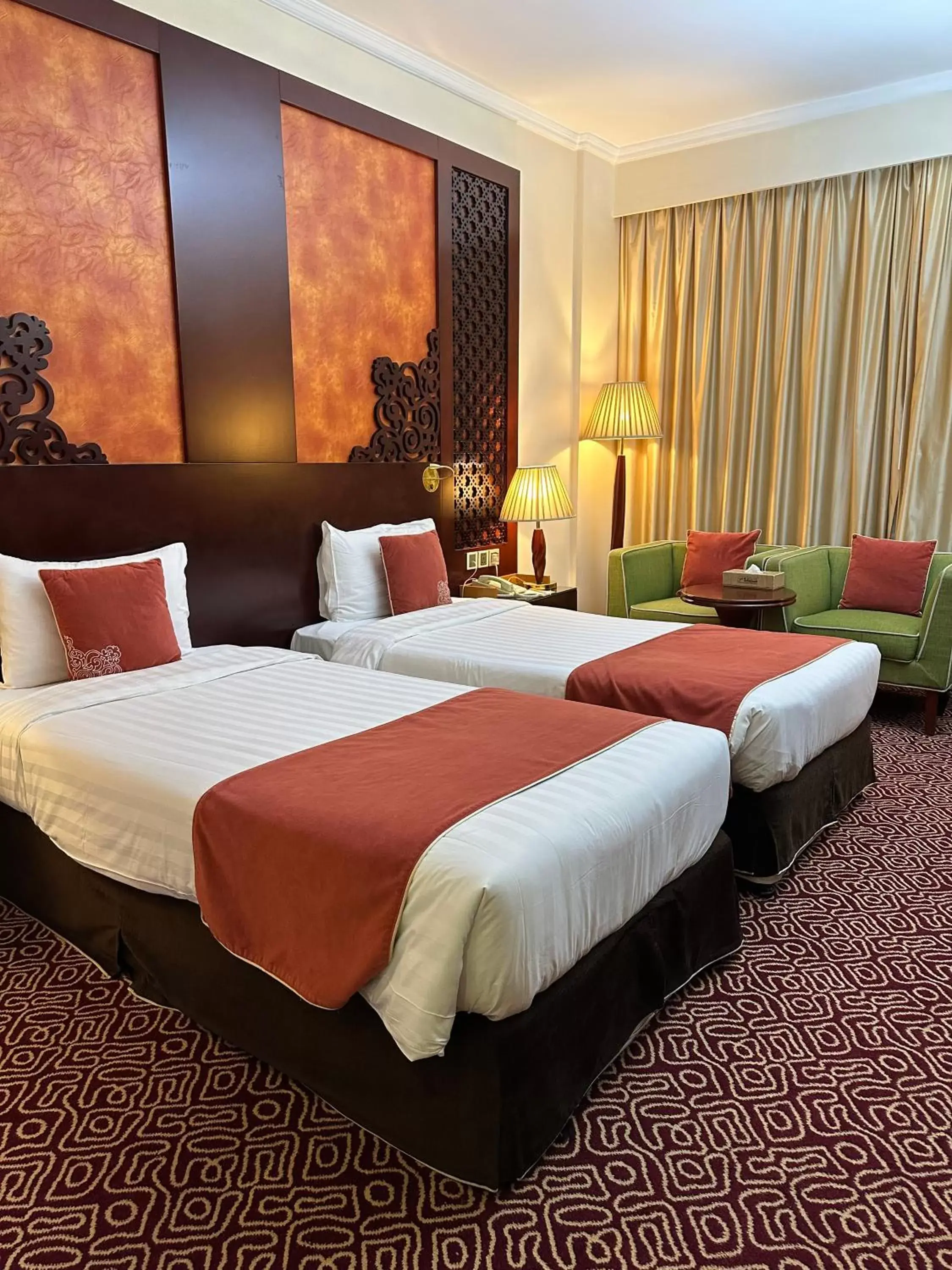 Bed in Dubai Grand Hotel by Fortune, Dubai Airport
