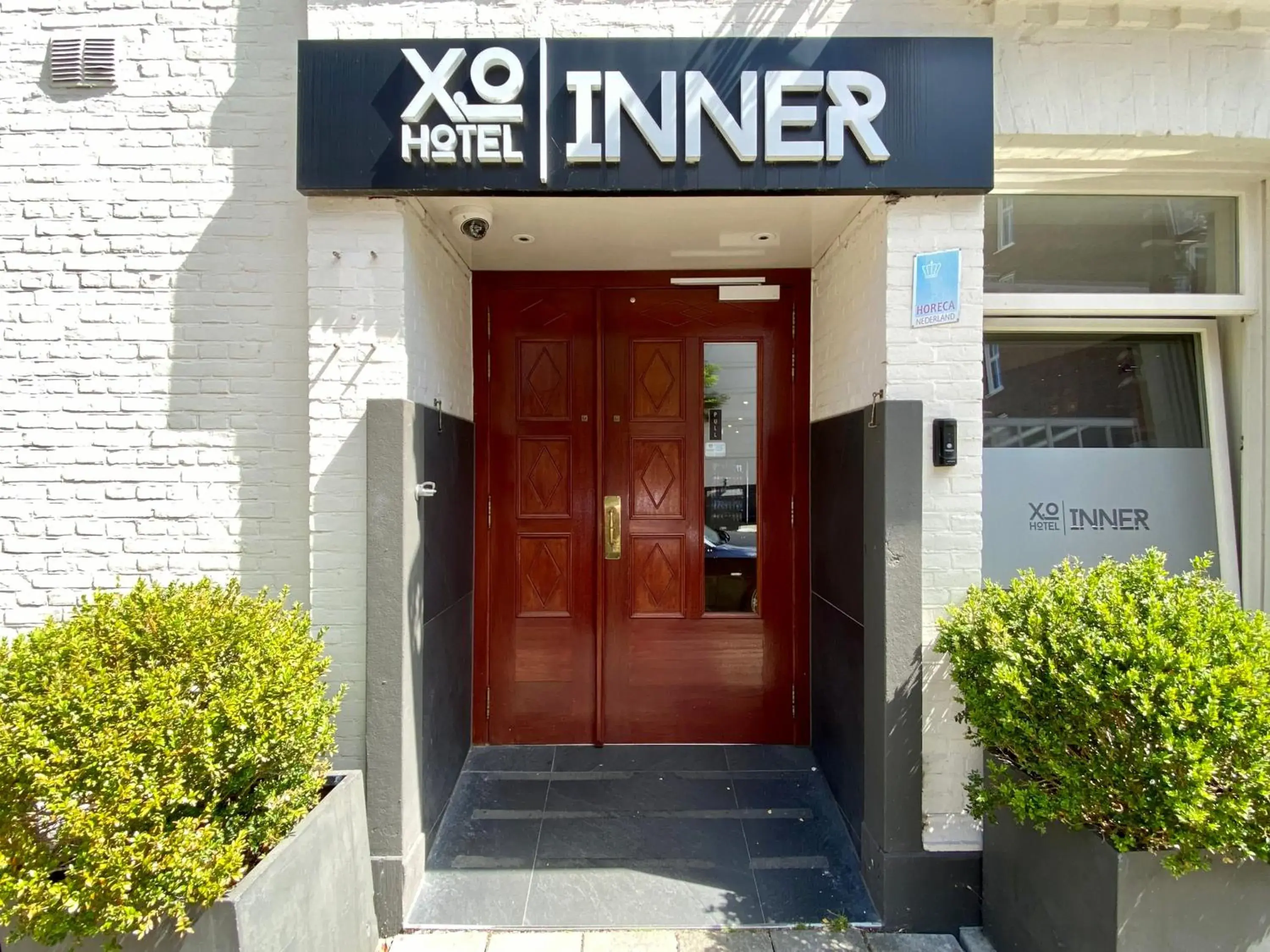 Facade/entrance in XO Hotel Inner Facade/entrance in XO Hotel Inner