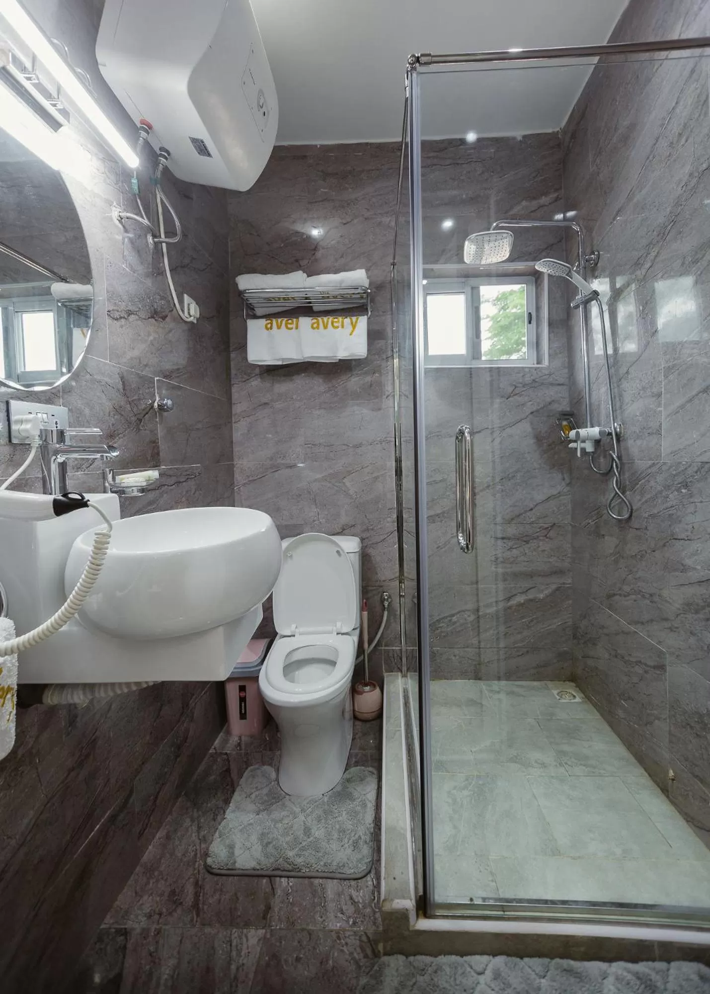 Shower in The Avery Suites, East Legon