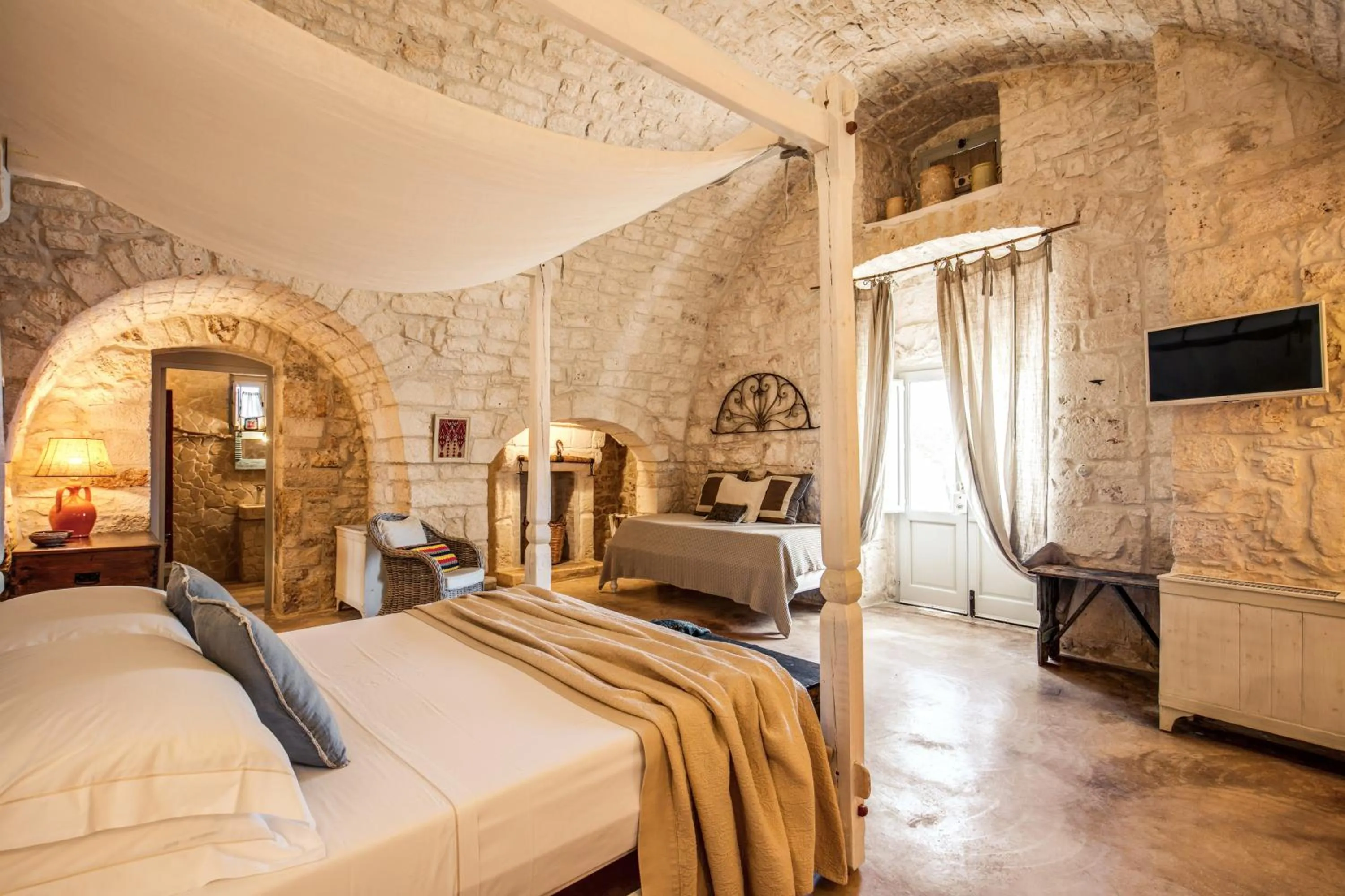 Bed in Masseria Cervarolo