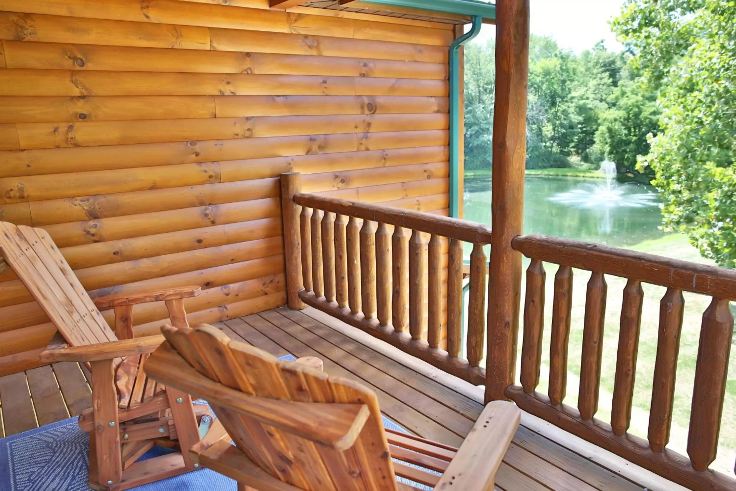 Balcony/Terrace in Waterview Lodge by Amish Country Lodging