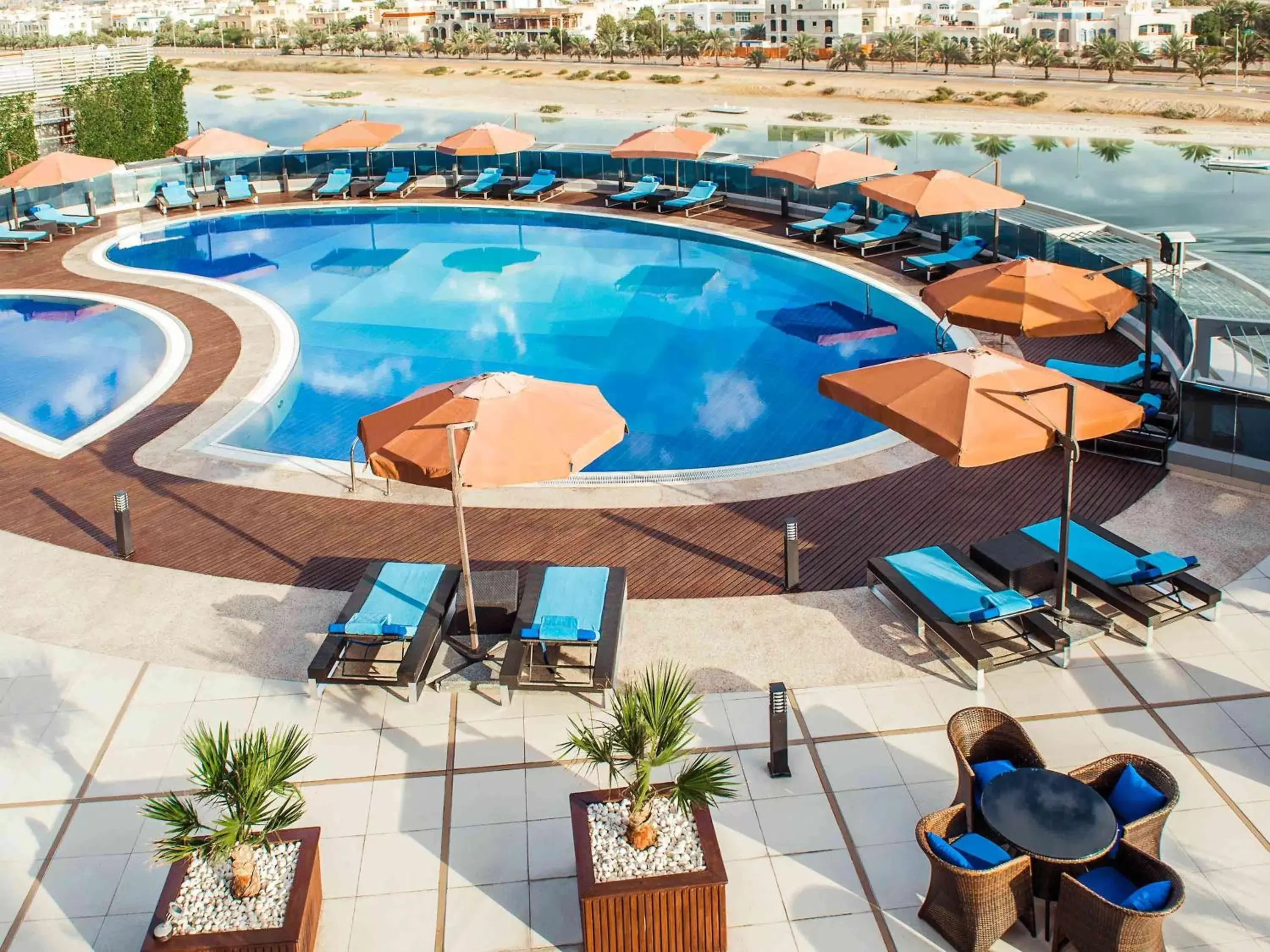 On site, Pool View in Novotel Abu Dhabi Gate