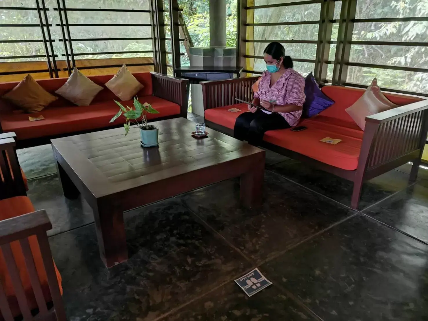 Living room in Khaolak Wanaburee Resort - SHA Extra Plus Living room in Khaolak Wanaburee Resort - SHA Extra Plus