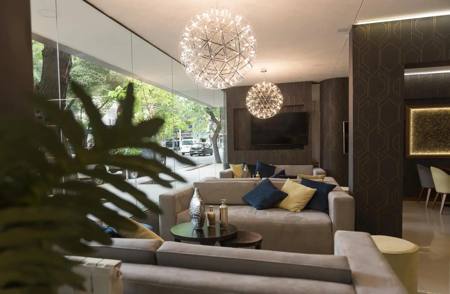 Living room in Urbana Class Hotel Living room in Urbana Class Hotel