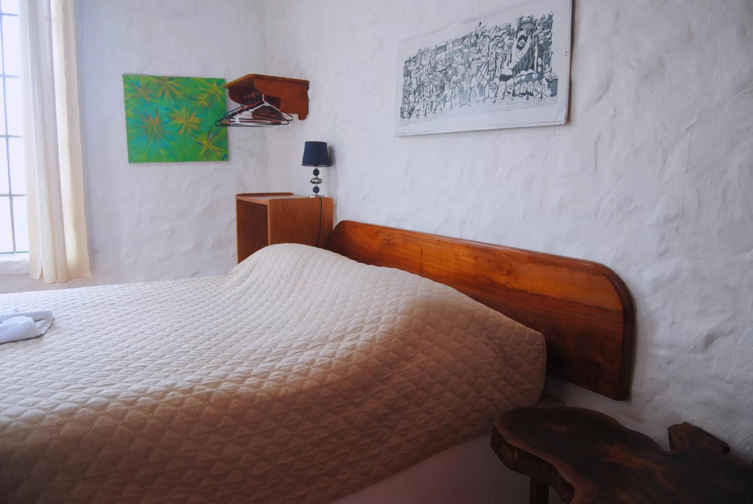Bedroom, Bed in Hostal Galapagos by Bar de Beto