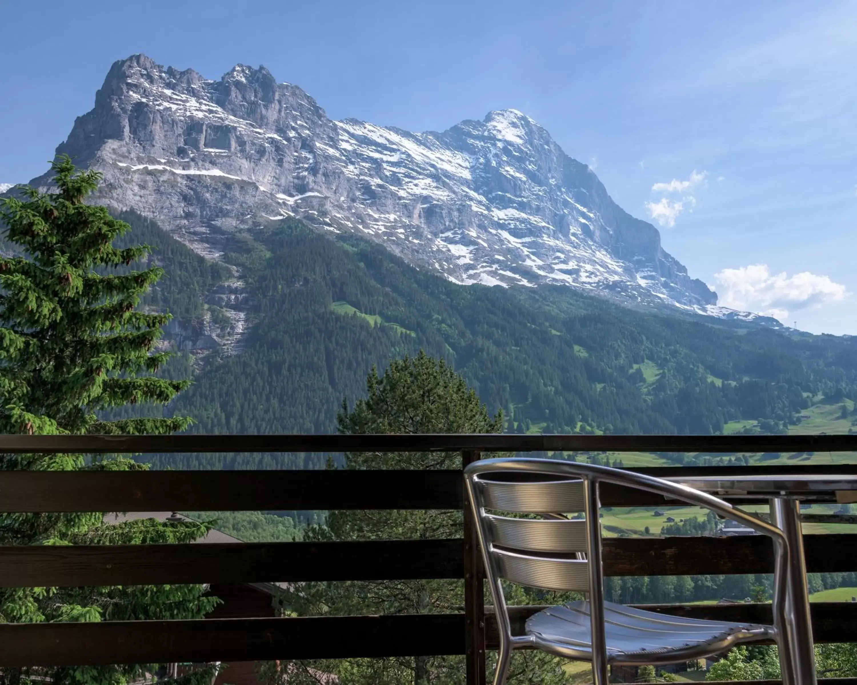 View (from property/room), Mountain View in Hotel Tschuggen