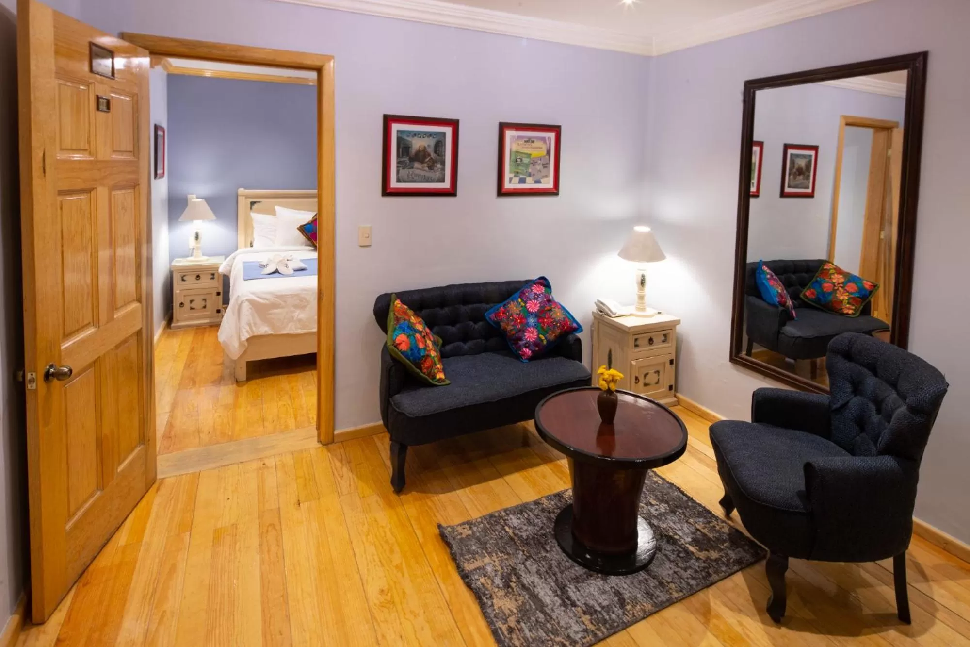 Living room in Hotel Parque México Suites at Condesa