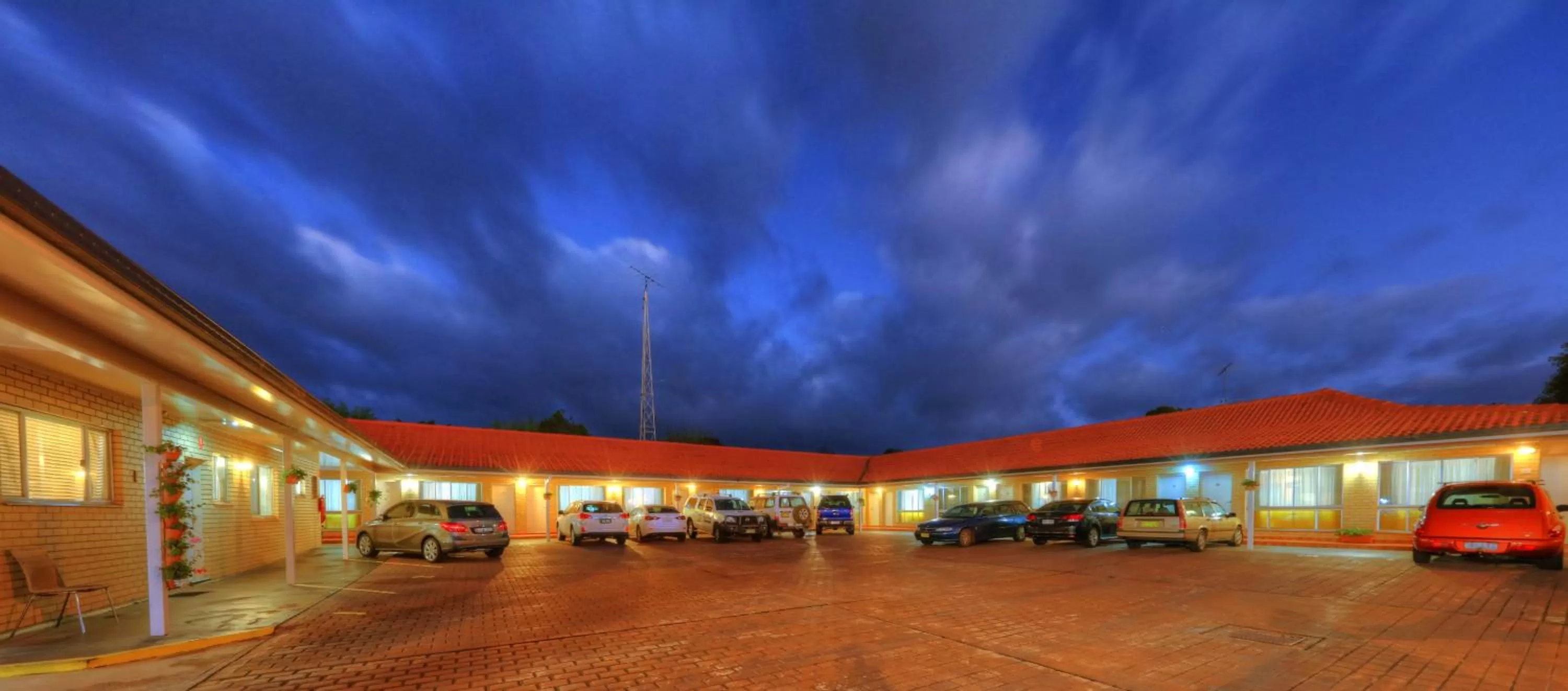 Bird's eye view in Jumbuck Motor Inn