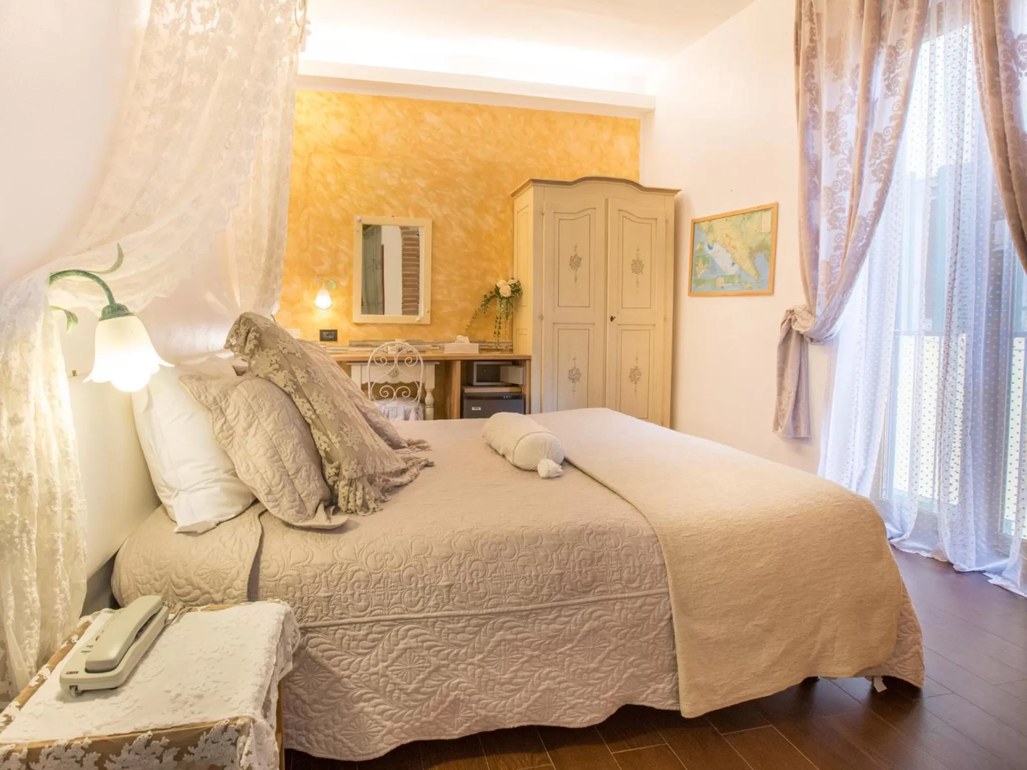 Bedroom, Bed in Hotel Marina