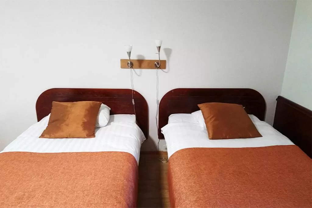 Bed in Finlandia Hotel Isovalkeinen