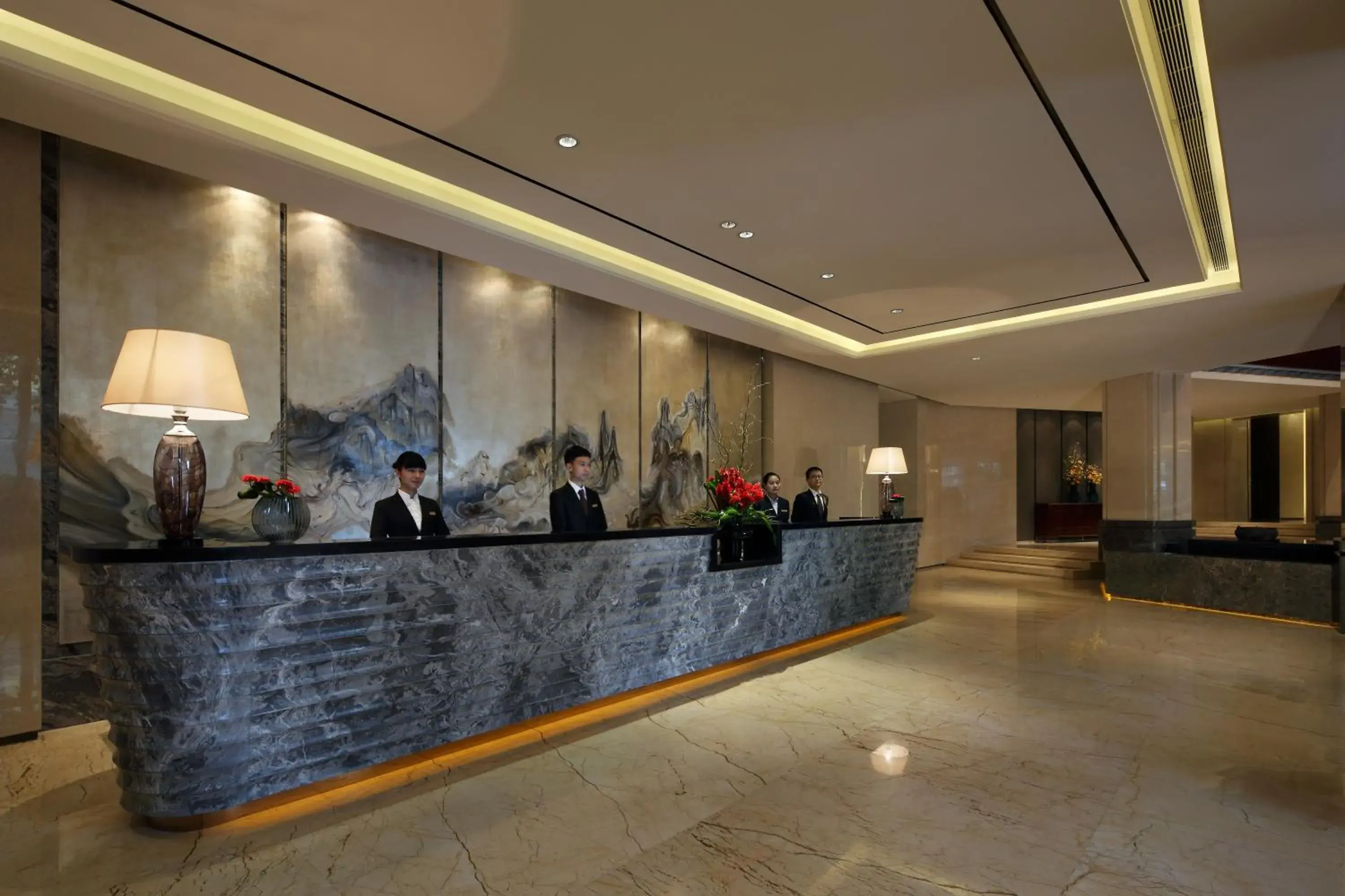 Lobby or reception, Staff in Kunming Haitian Hotel