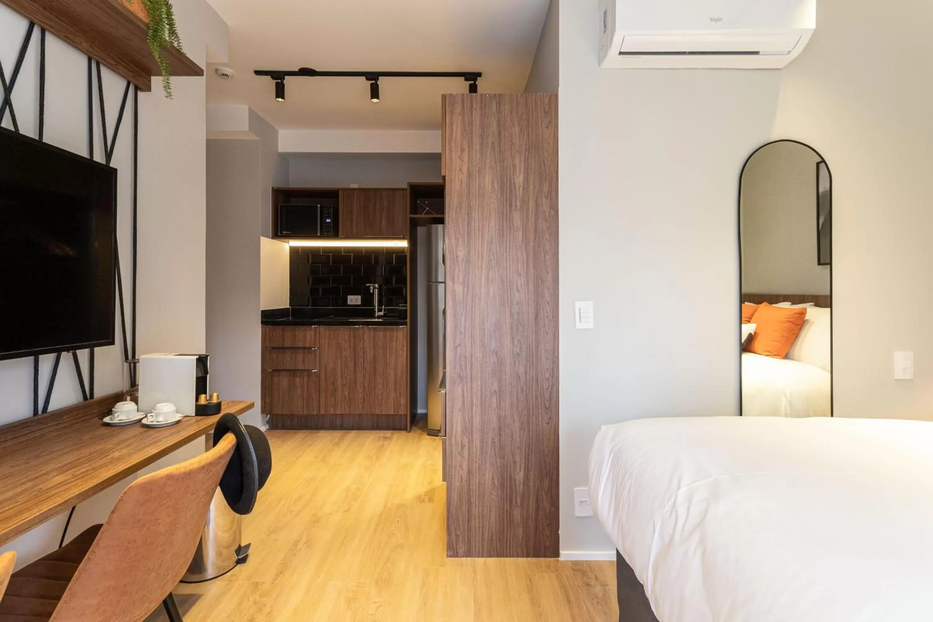 Bed in Charlie Hotel Atmosfera Paulista Bed in Charlie Hotel Atmosfera Paulista