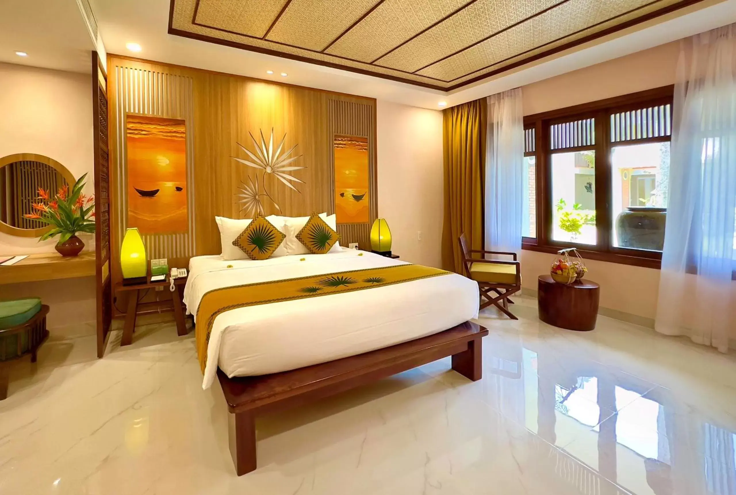 Bedroom in Palm Garden Beach Resort & Spa