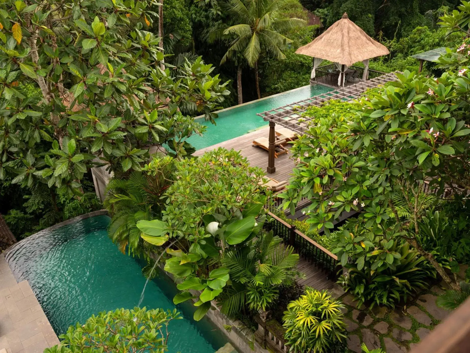 On site, Pool View in Adiwana Resort Jembawan