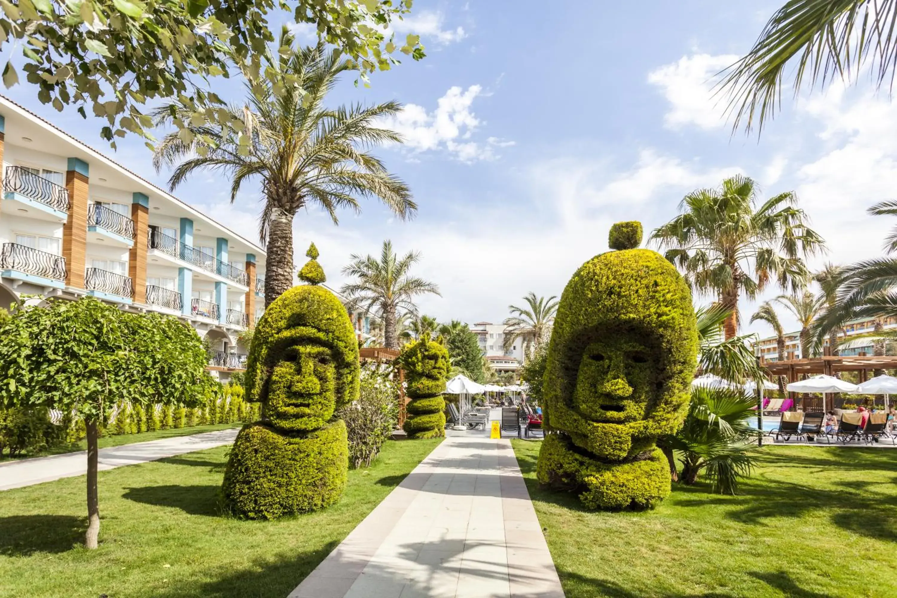 Garden view in Belek Beach Resort Hotel