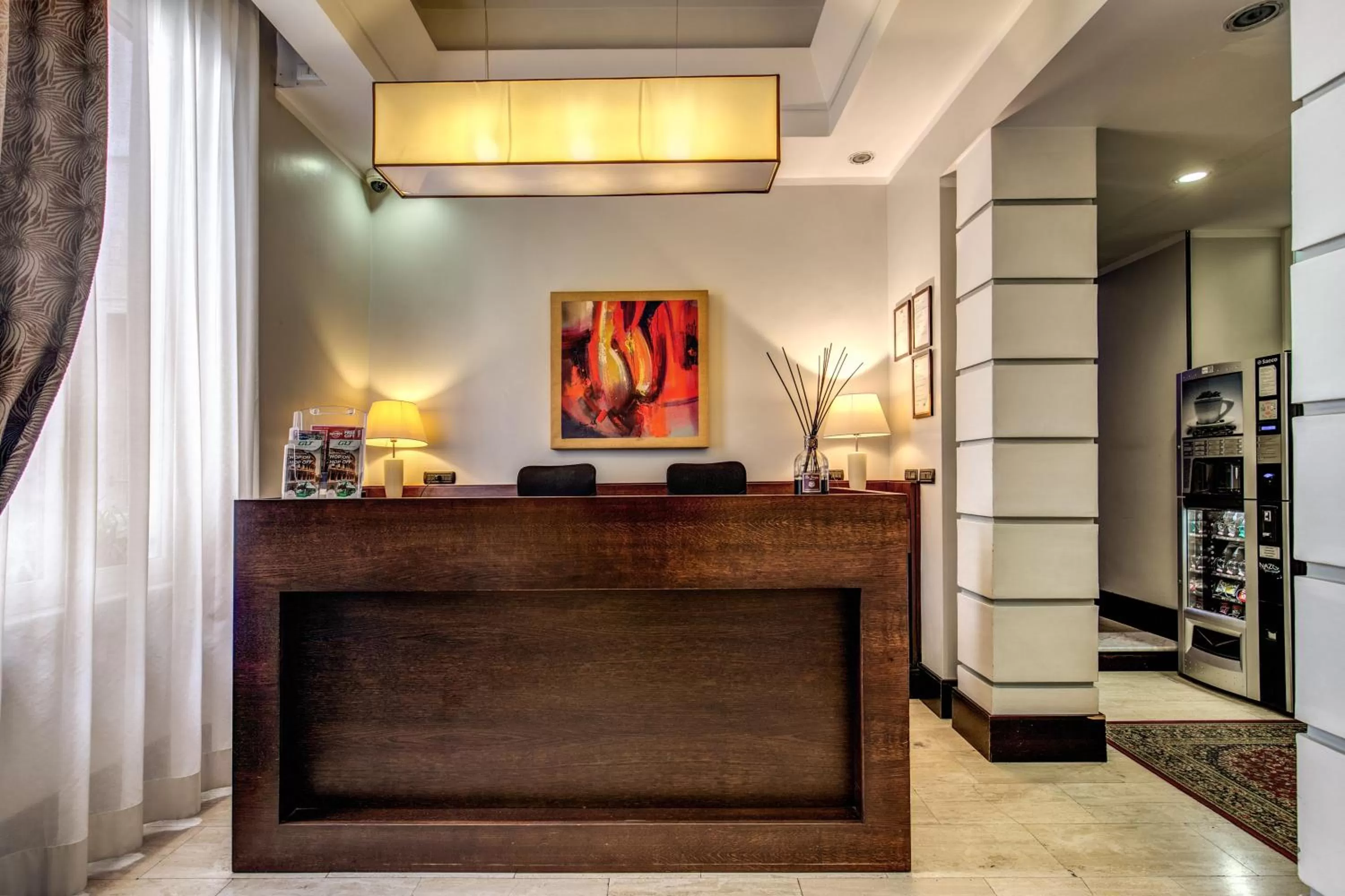 Lobby or reception in Hotel Giuggioli