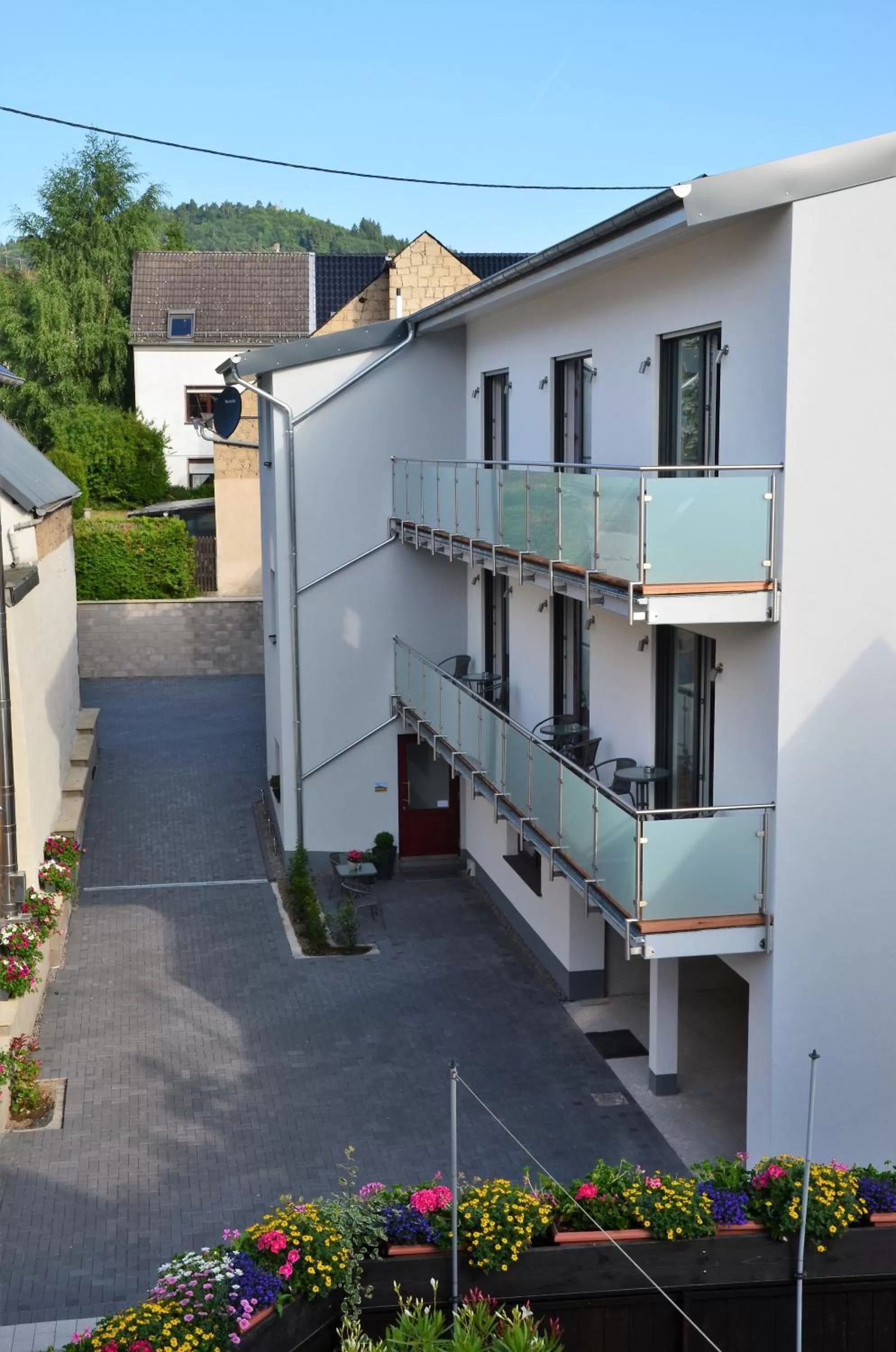 Bird's eye view in Gästehaus Am Hochsimmer