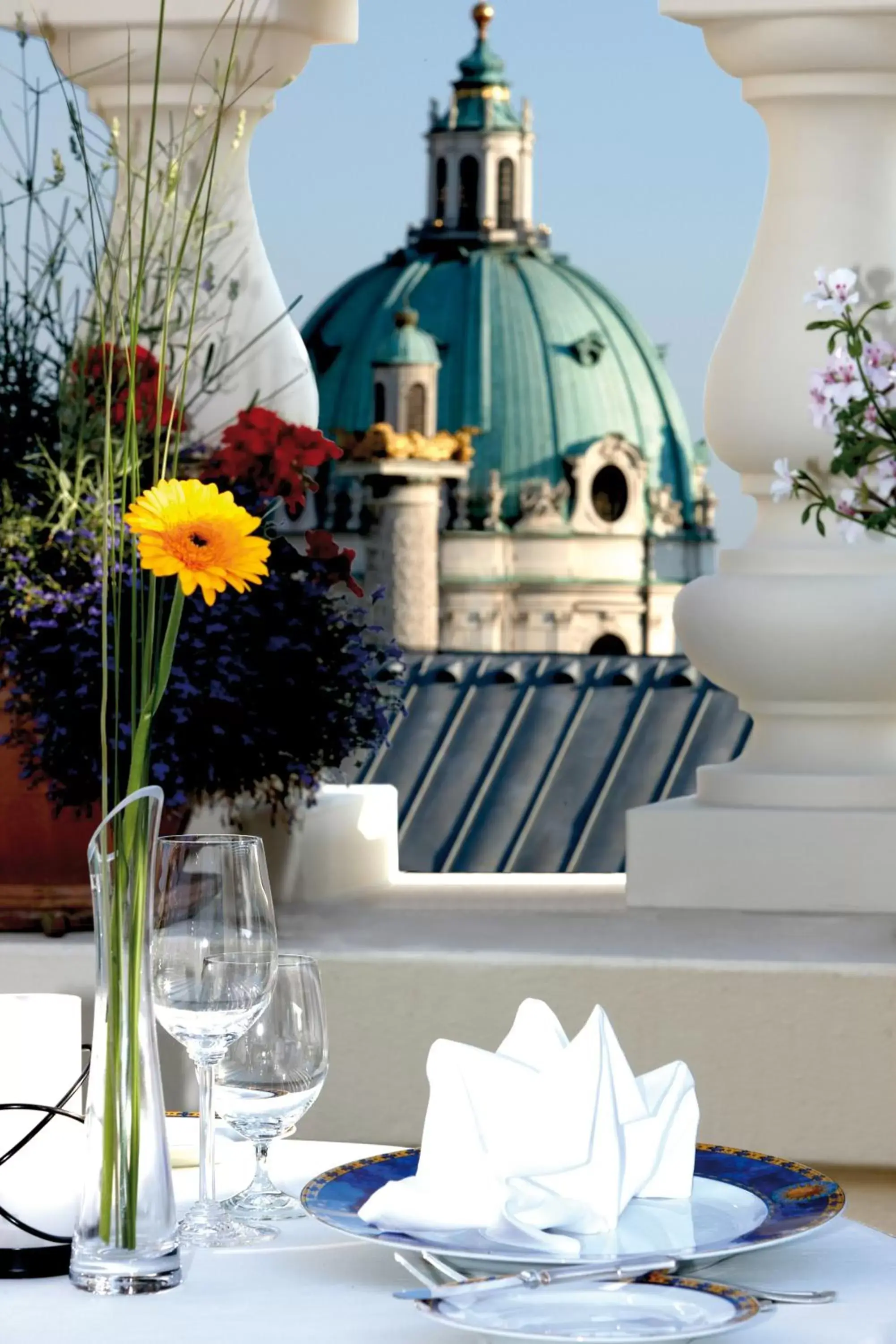 Balcony/Terrace in Grand Hotel Wien