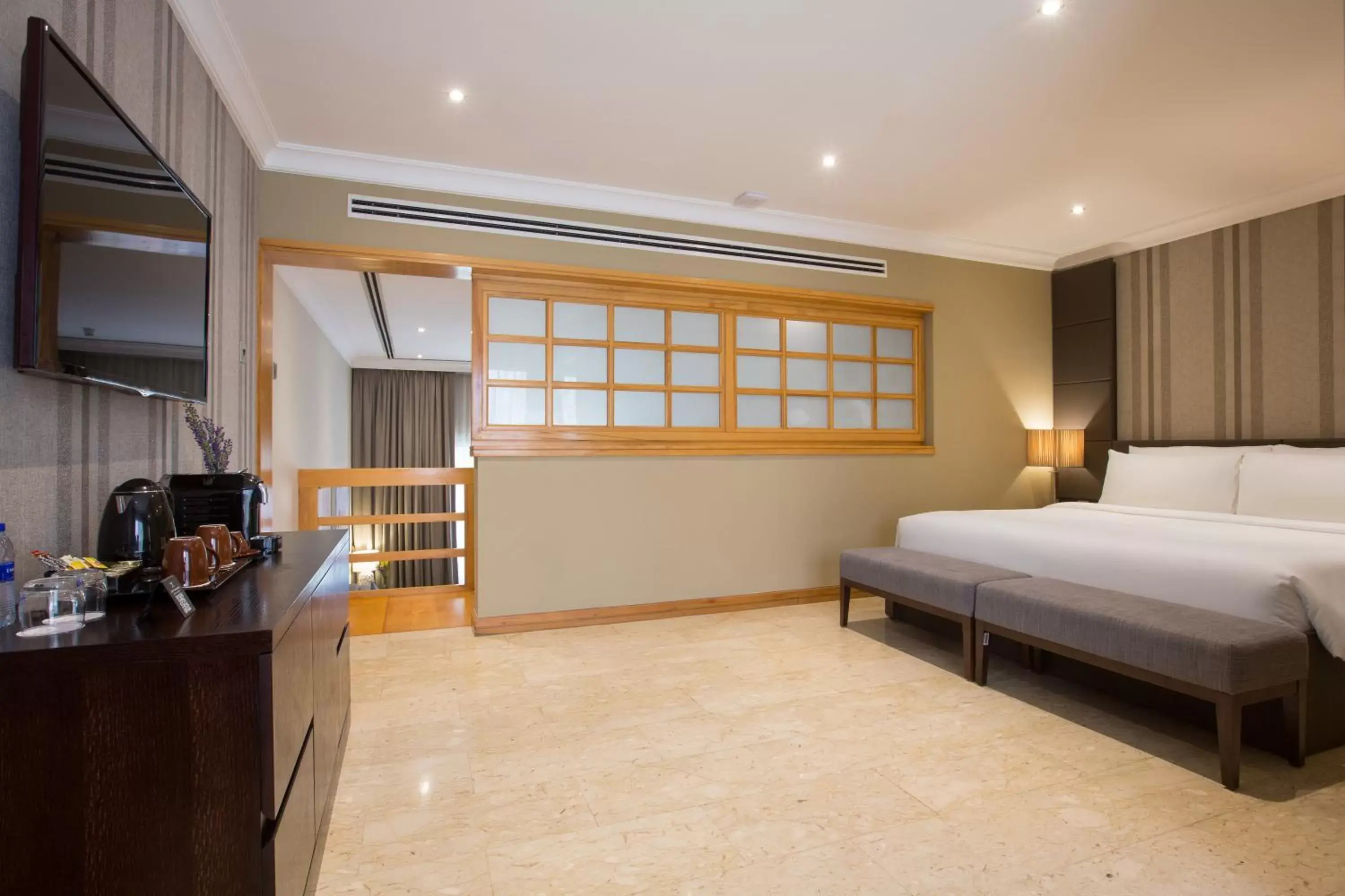 Bedroom in Dubai Marine Beach Resort & Spa