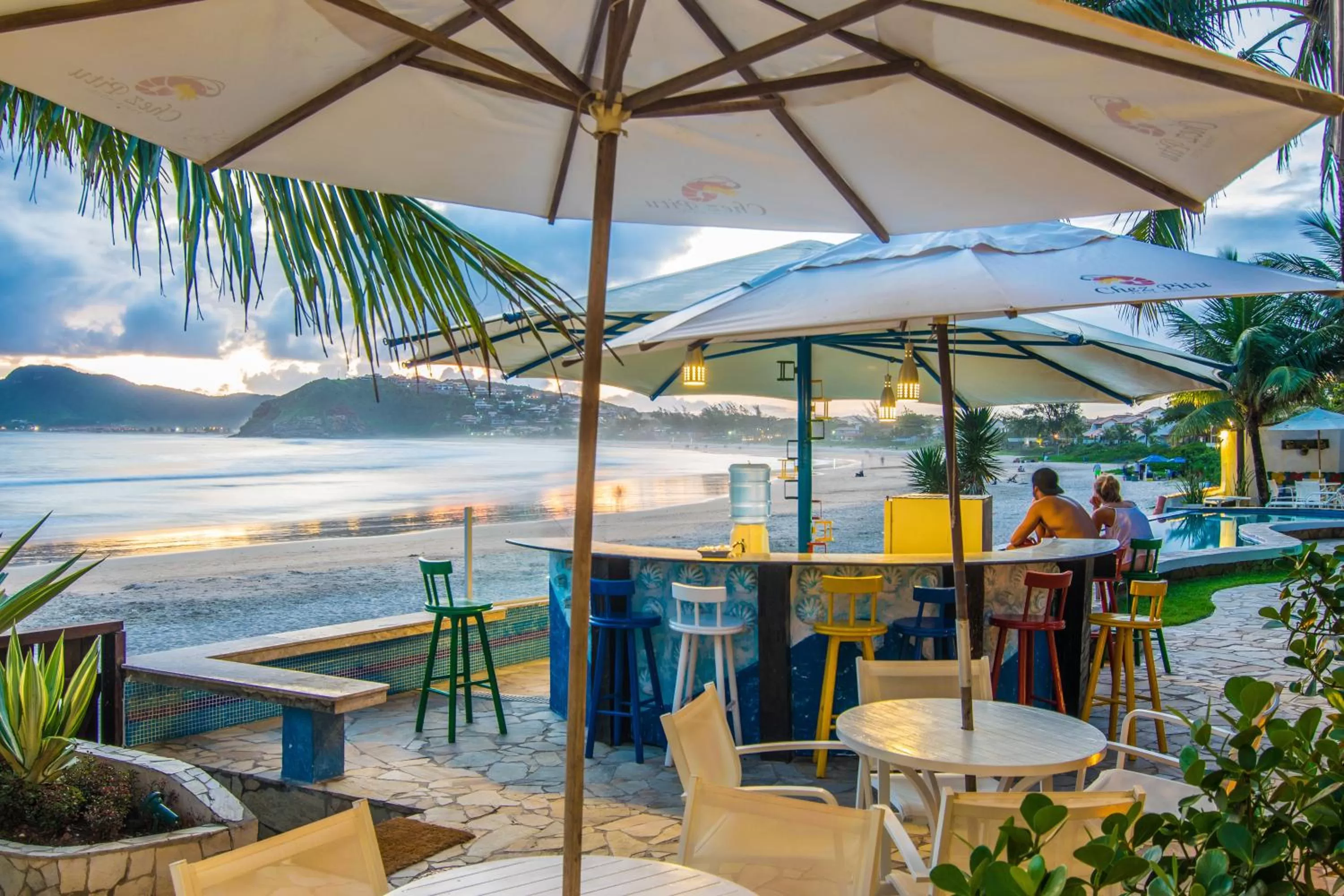 Swimming pool in Chez Pitu Praia Hotel