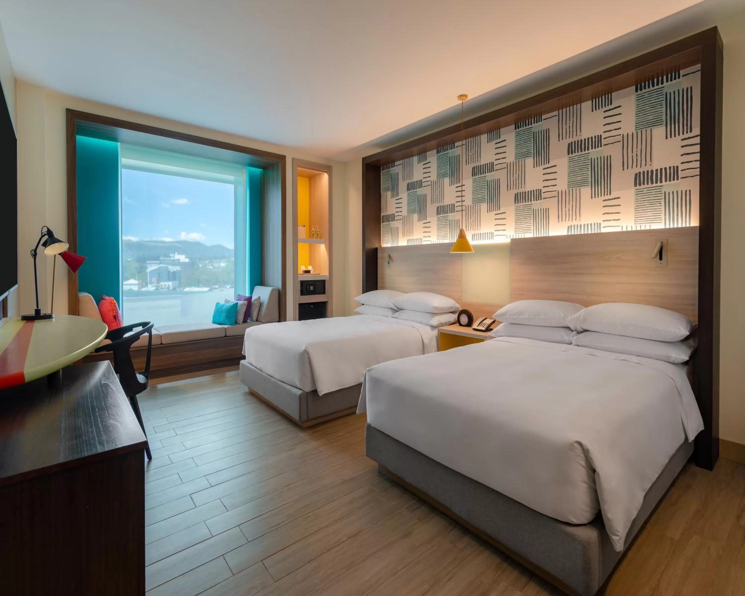 City view, Bed in Hyatt Centric San Salvador