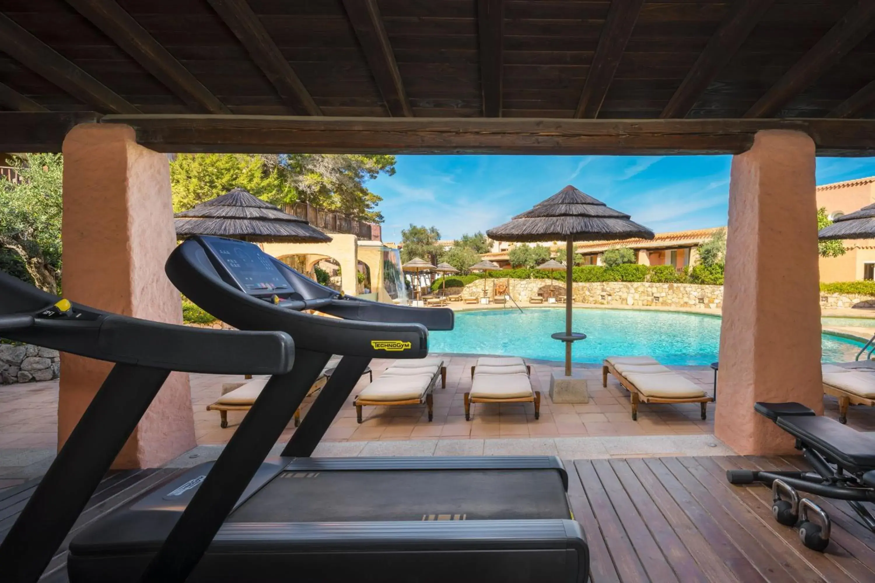 Fitness centre/facilities, Pool View in Cervo Hotel, Costa Smeralda Resort