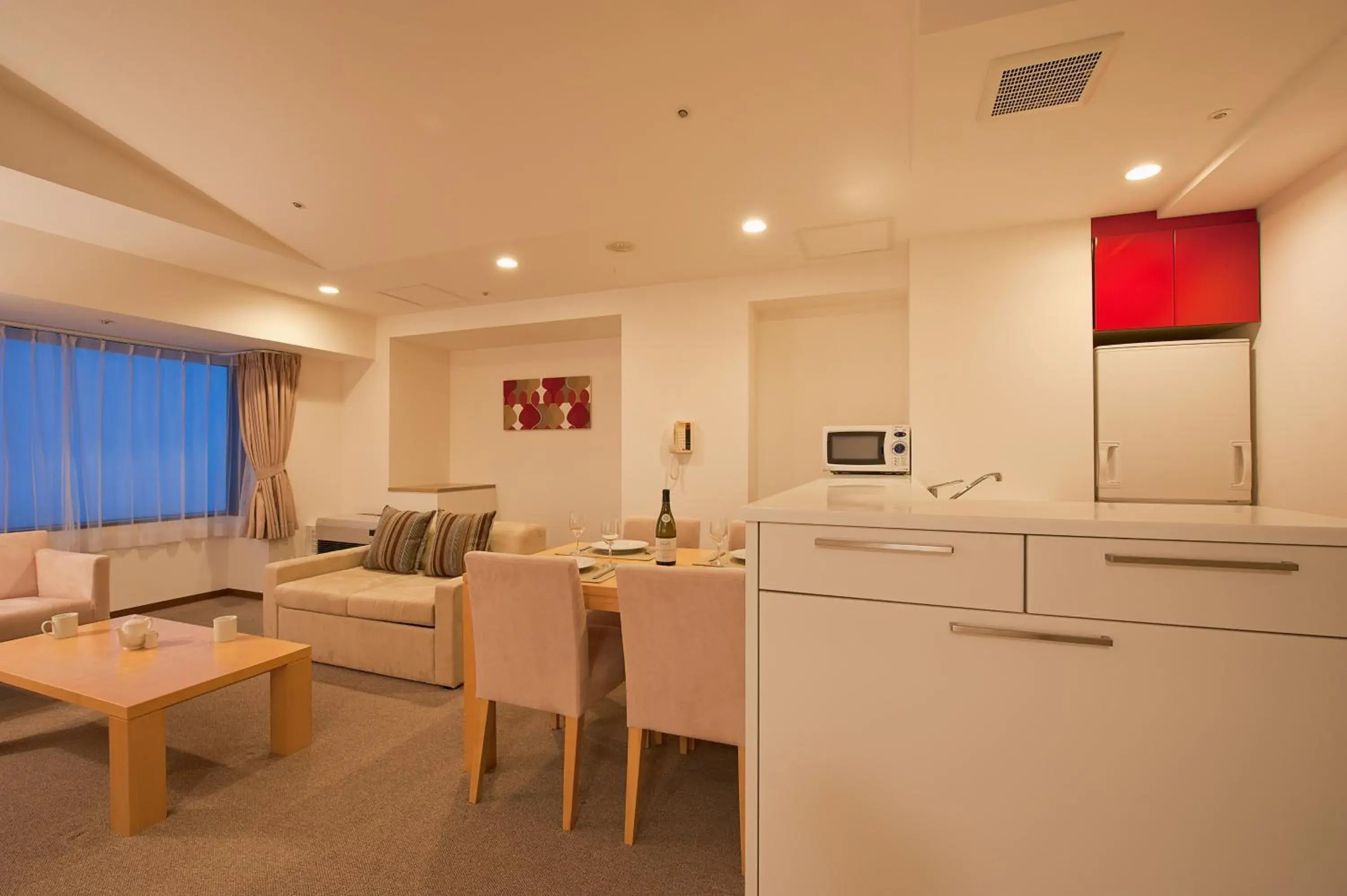 Living room in One Niseko Resort Towers