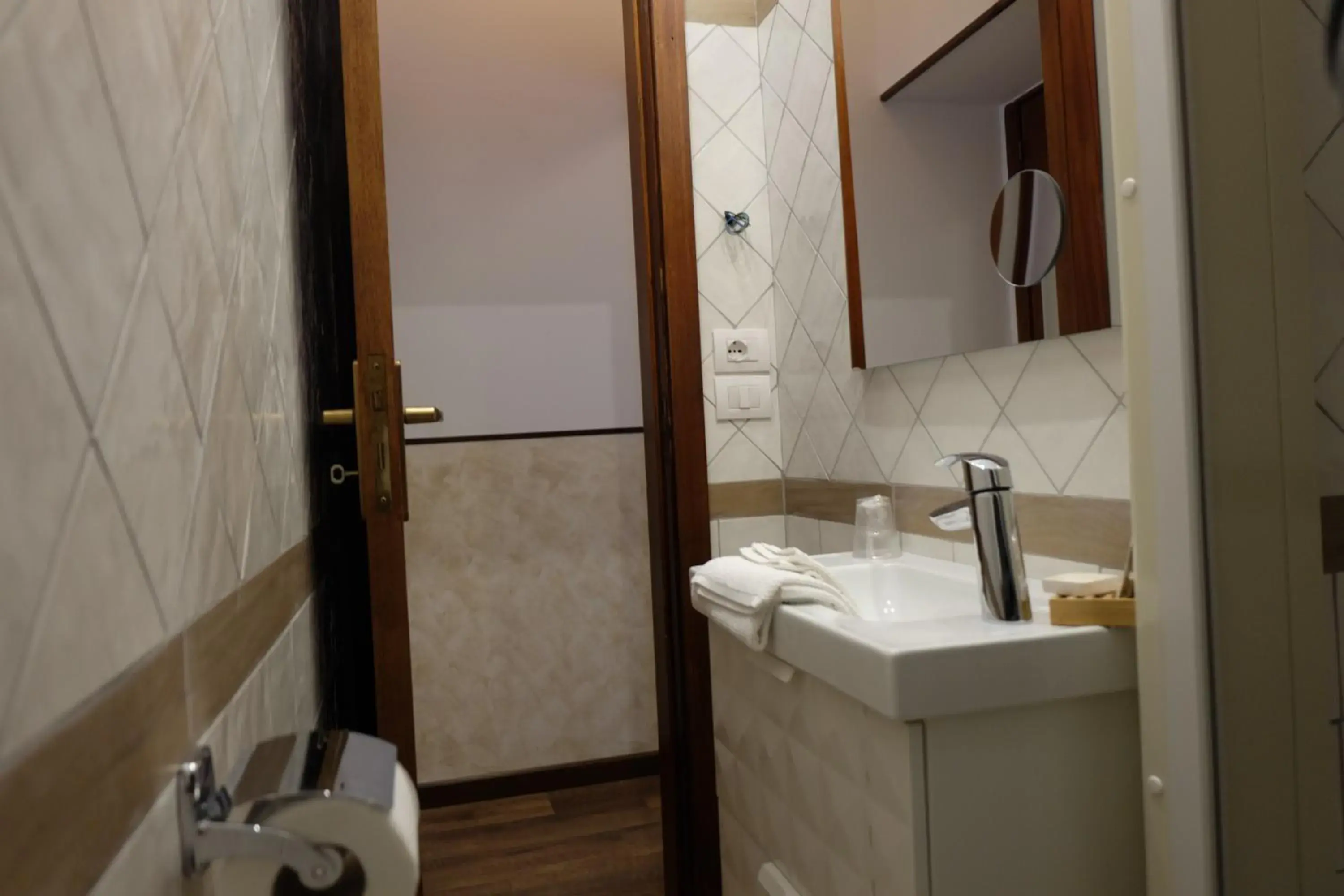 Bathroom in Hotel Villa Nettuno